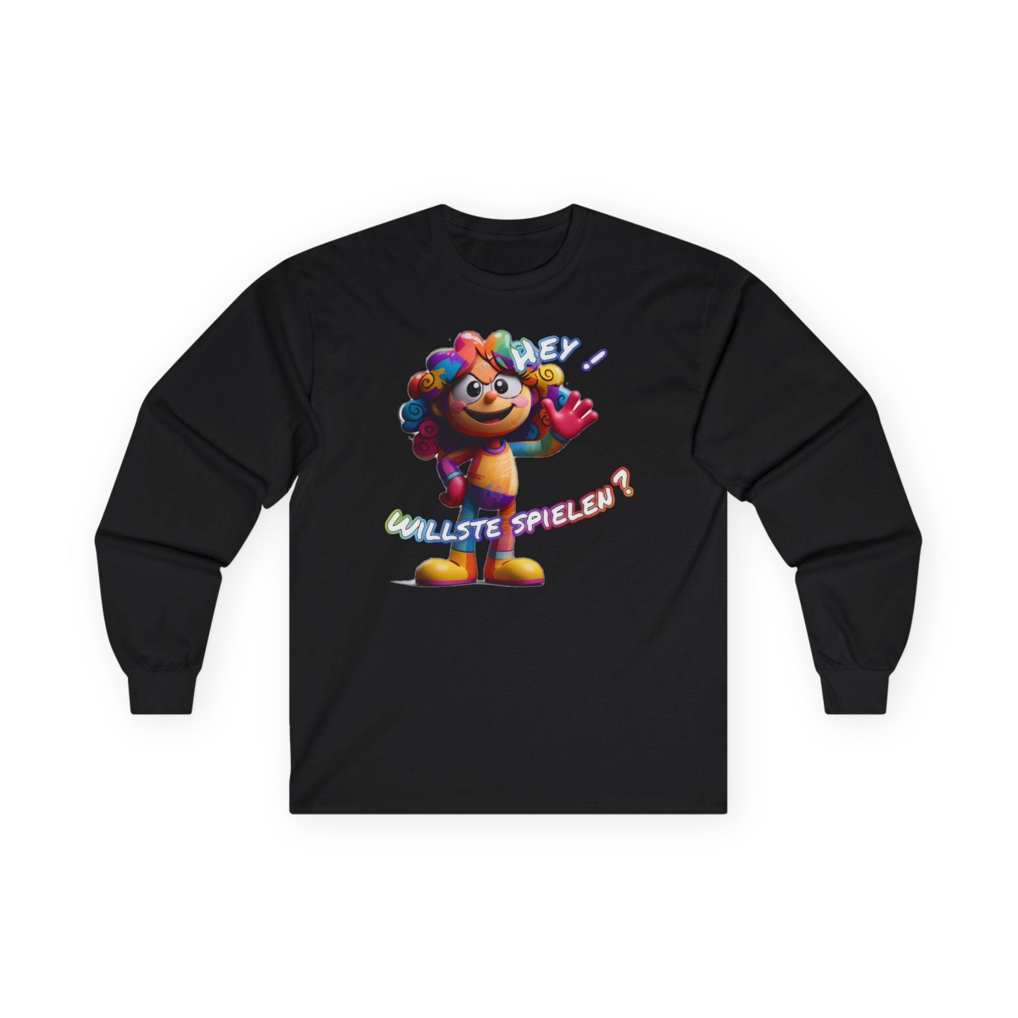 Langarmshirt „Hey! Willste spielen?“ | Humor | Phönix-Potsdam®