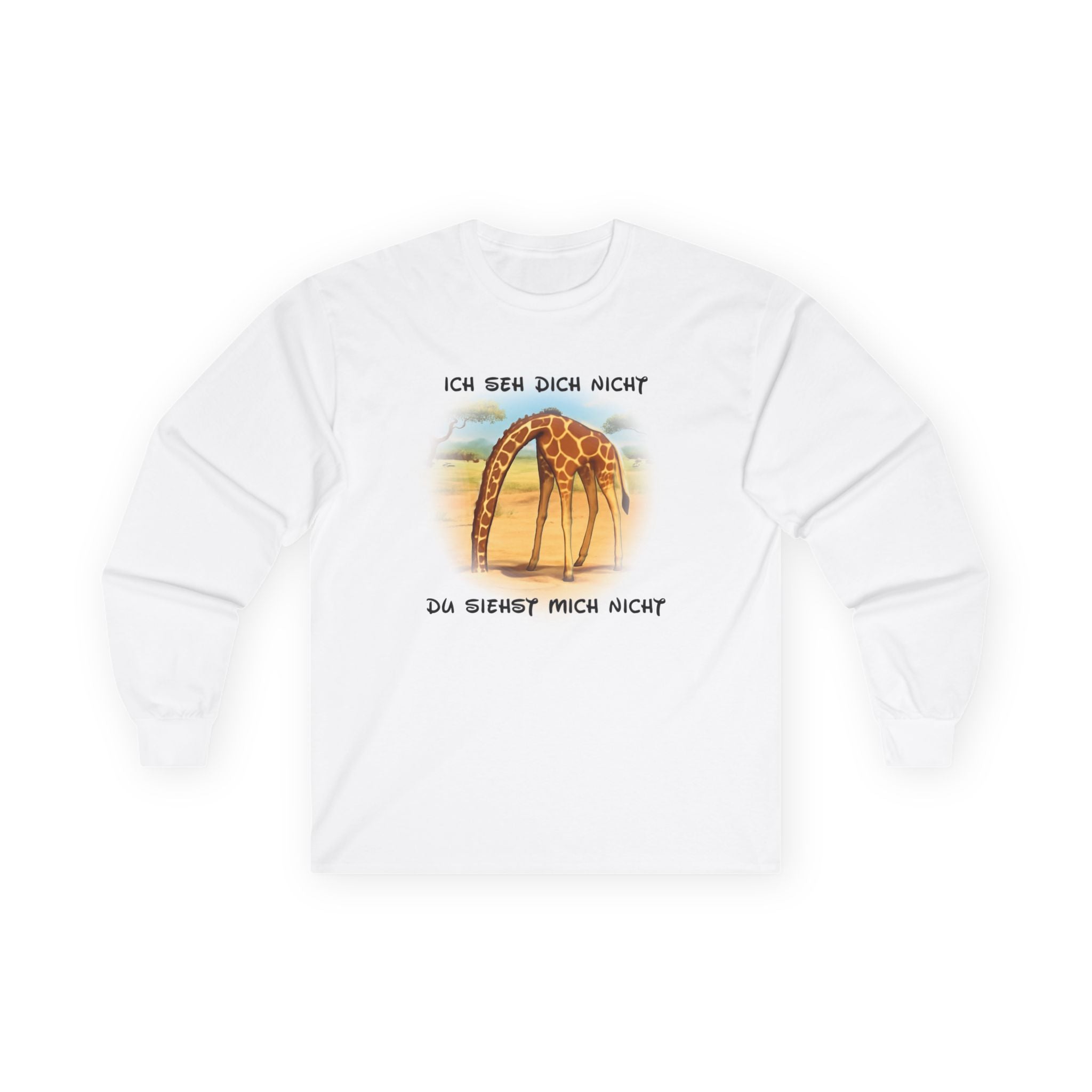 Giraffe Langarmshirt „Ich seh dich nicht“ | Long-Sleeve | Phönix-Potsdam®