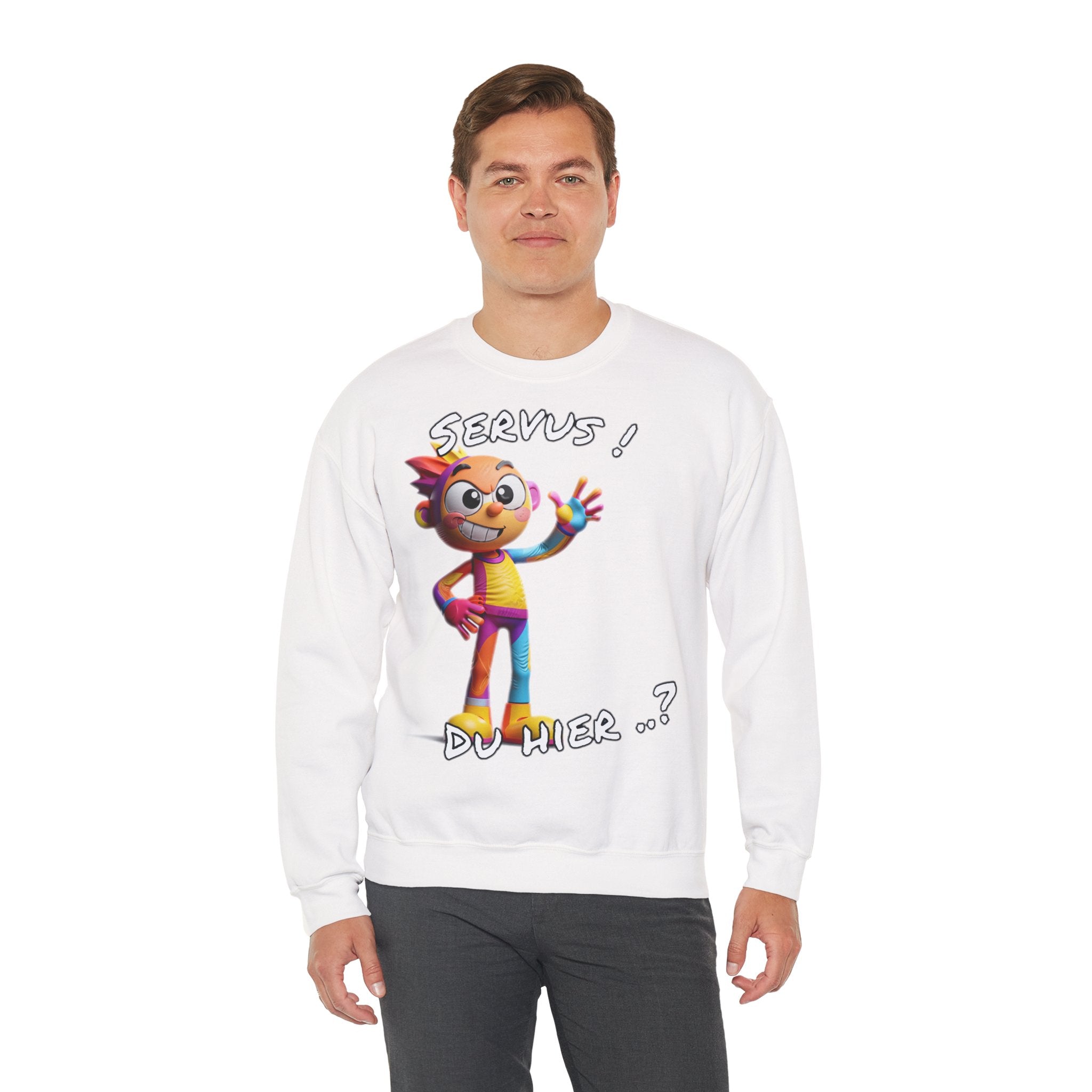 Sweatshirt „Servus! Du hier..?“ | Humor | Phönix-Potsdam®