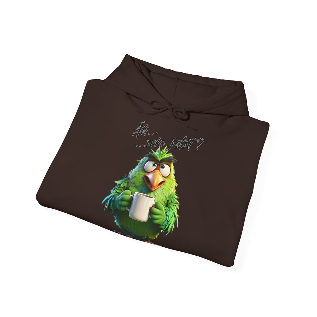 Papagei „Äh...wie jetzt?“ Hoodie | Humor | Phönix-Potsdam®