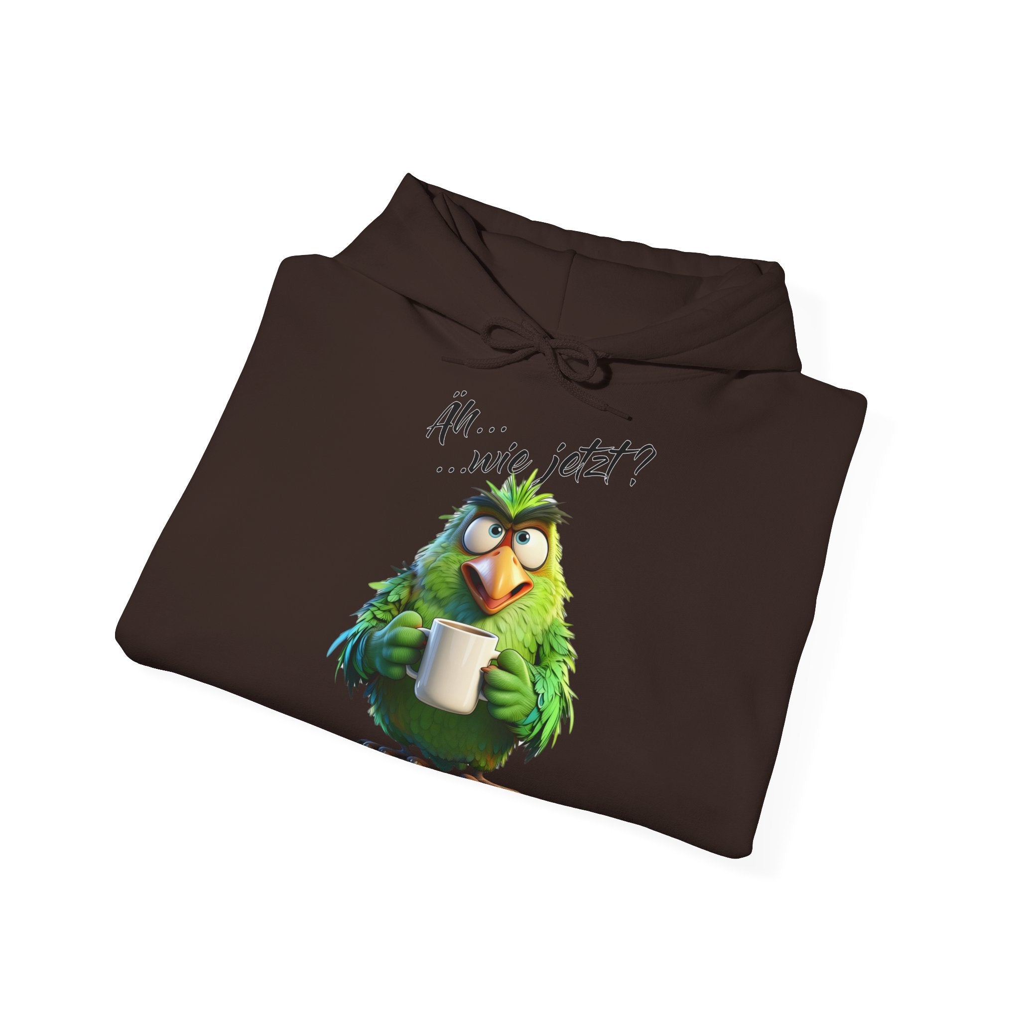 Papagei „Äh...wie jetzt?“ Hoodie | Humor | Phönix-Potsdam®