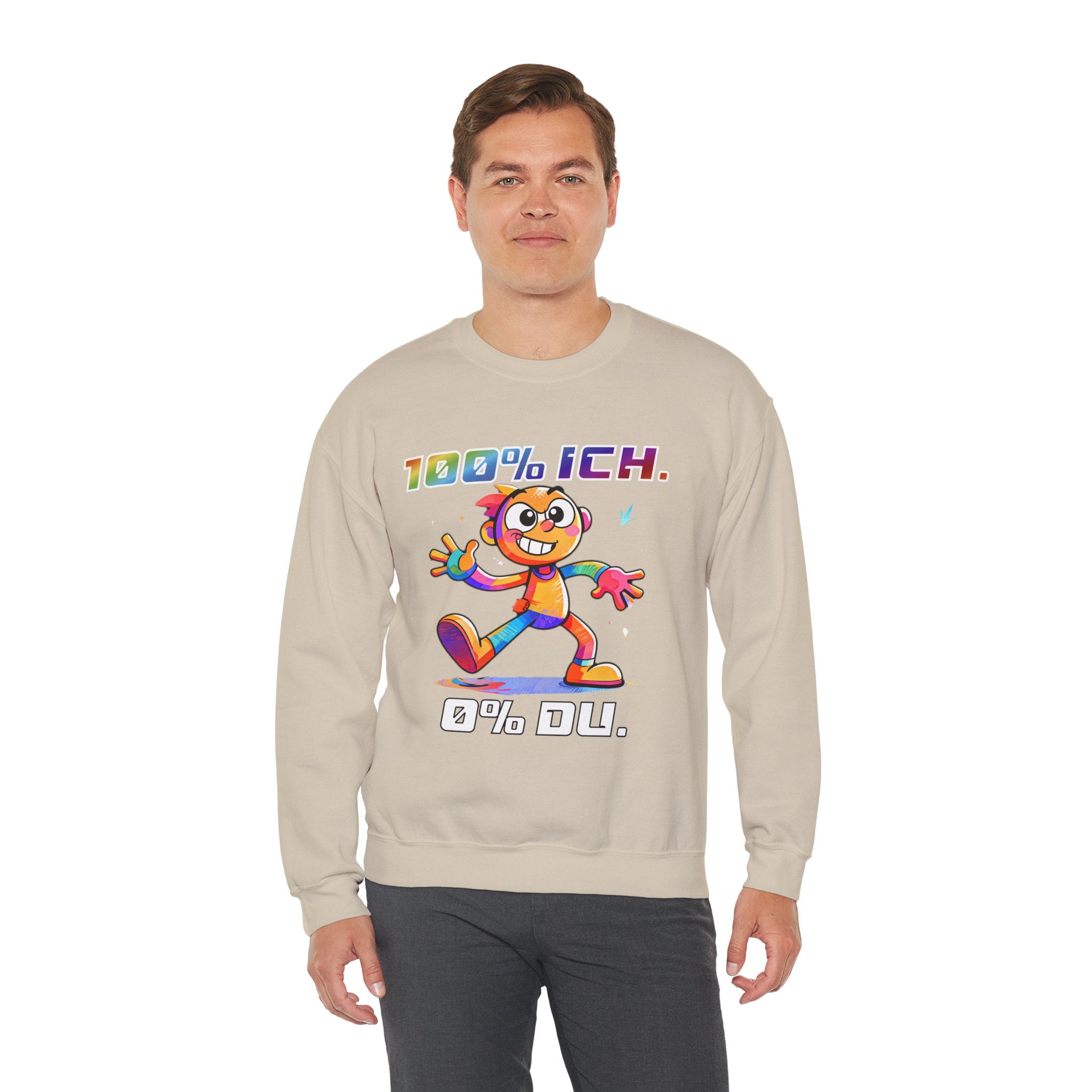 Sweatshirt „100 % ICH – 0 % DU“ | Humor | Phönix-Potsdam®