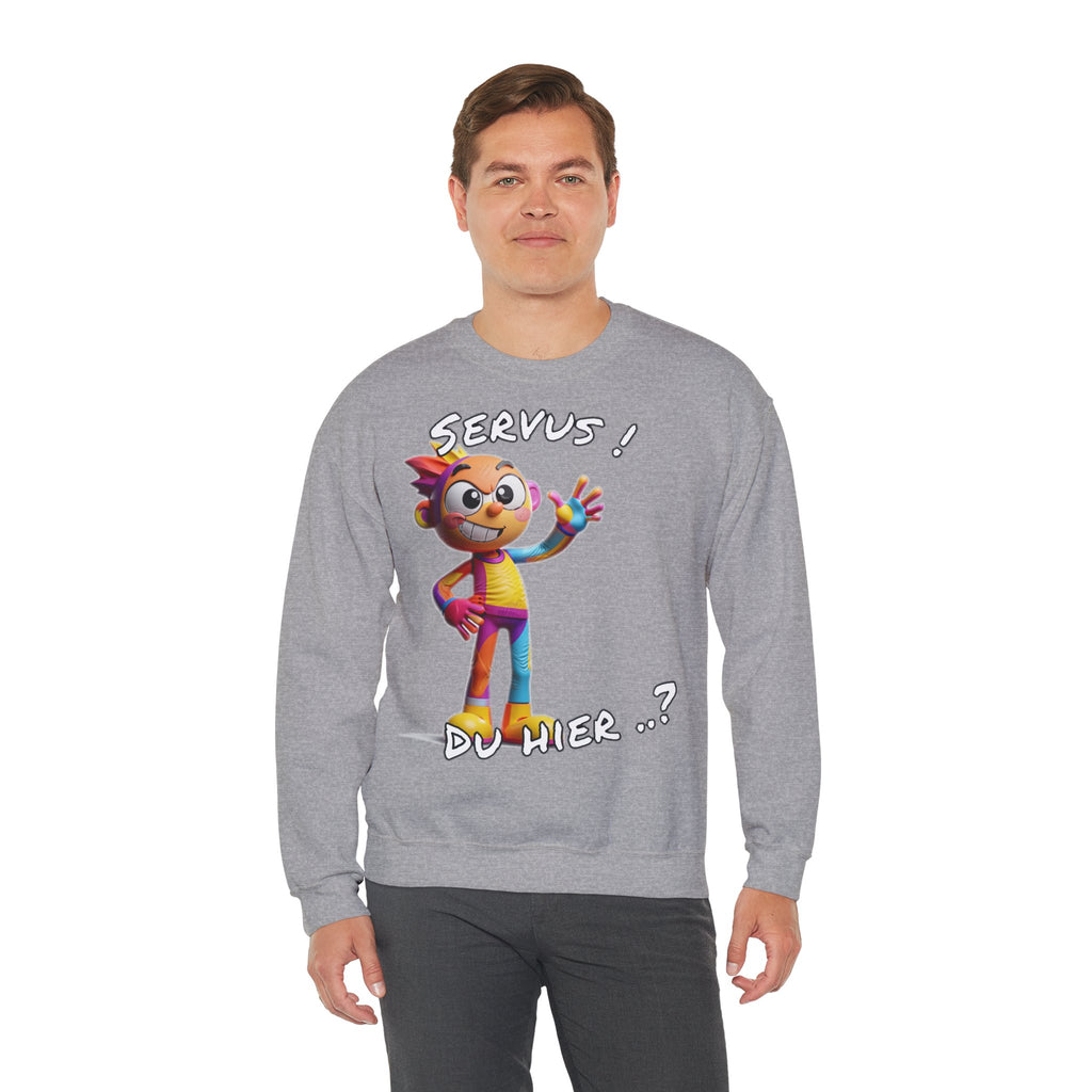 Sweatshirt „Servus! Du hier..?“ | Humor | Phönix-Potsdam®