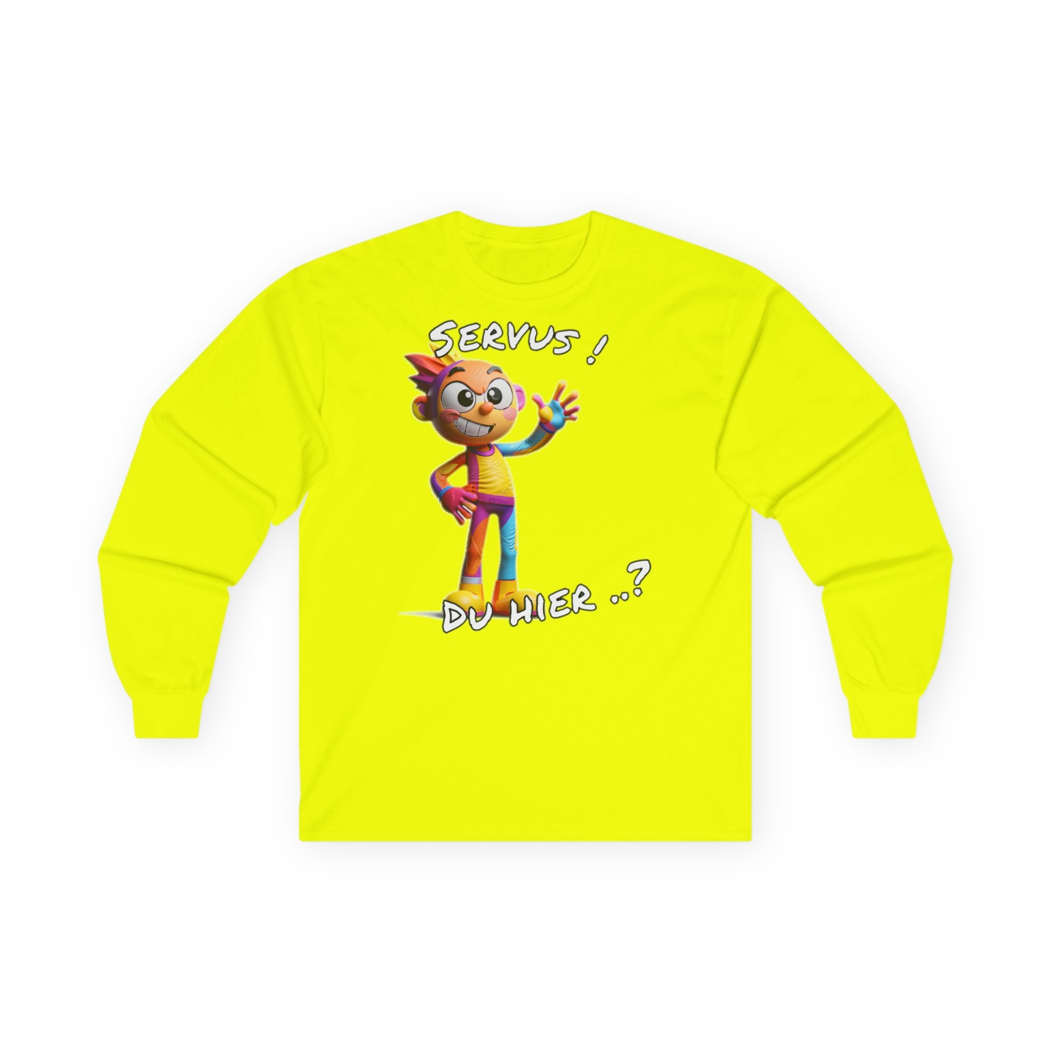 Langarmshirt „Servus! Du hier..?“ | Humor | Phönix-Potsdam®