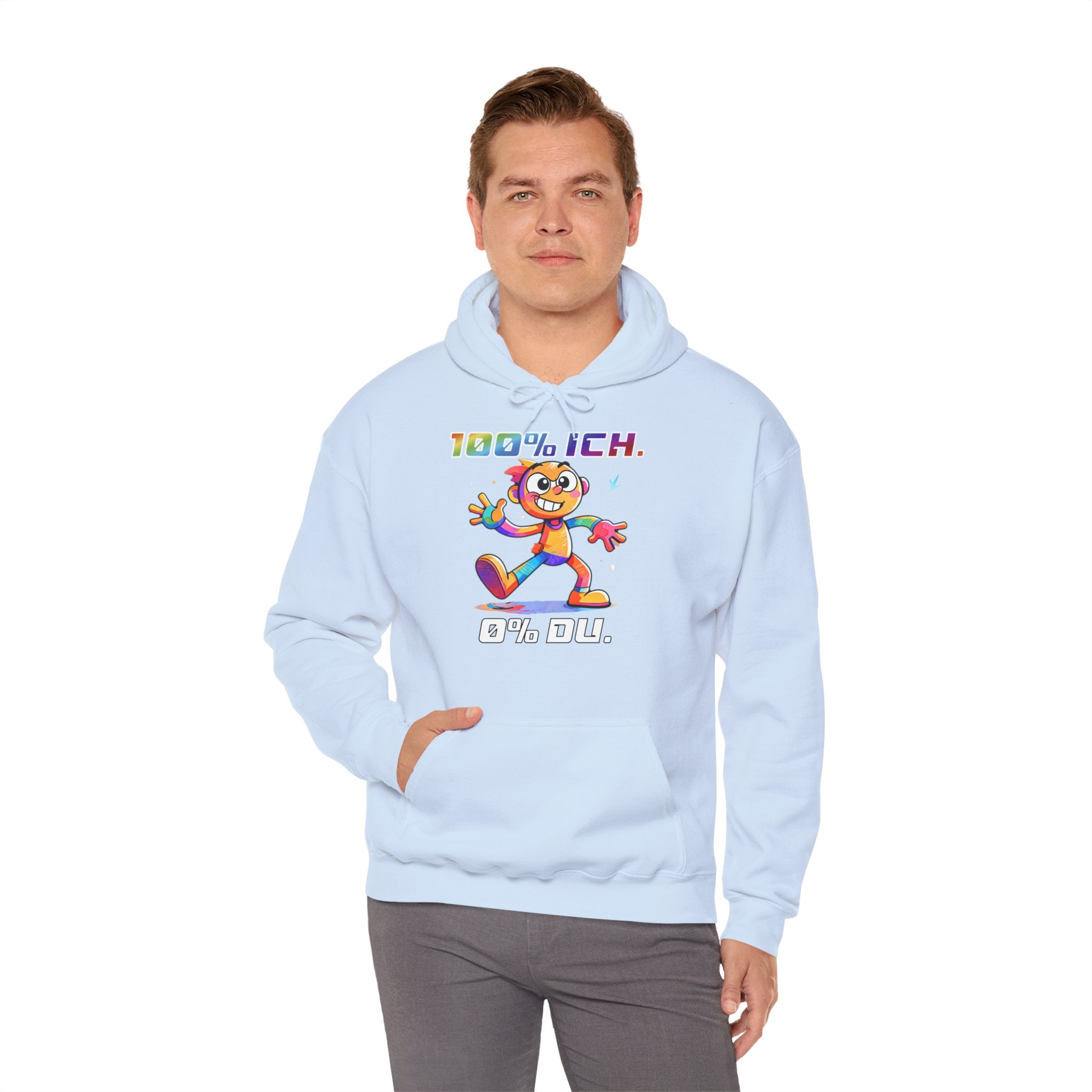 Hoodie „100 % ICH – 0 % DU“ | Humor | Phönix-Potsdam®