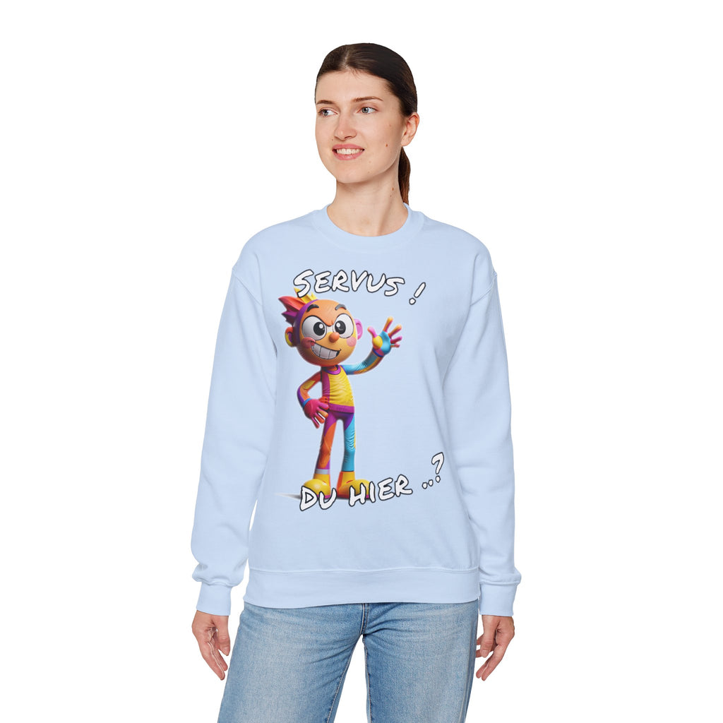 Sweatshirt „Servus! Du hier..?“ | Humor | Phönix-Potsdam®