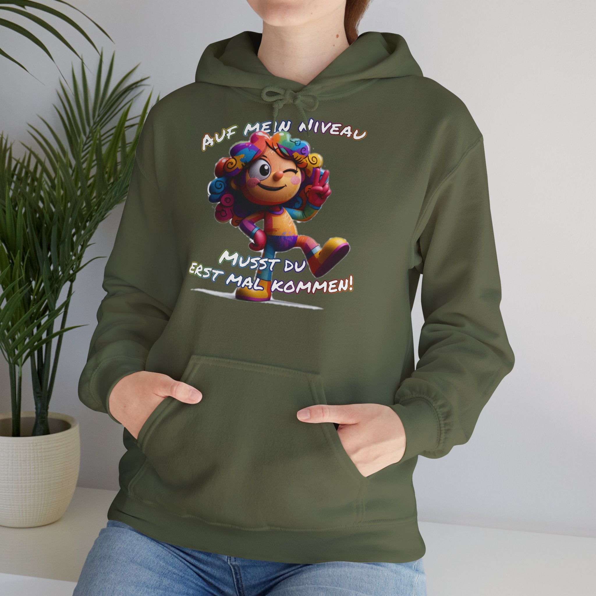 „Auf mein Niveau musst du erst mal kommen!“ Hoodie | Humor | Phönix-Potsdam®
