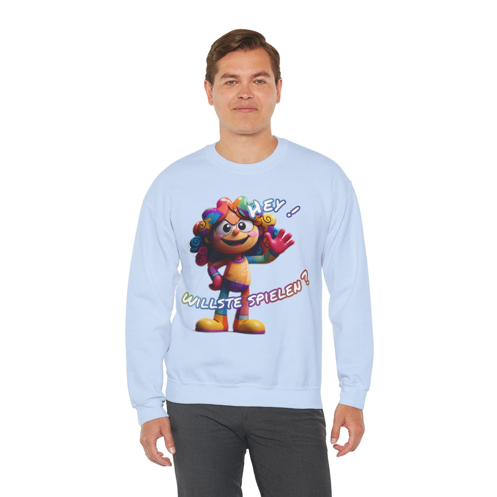 Sweatshirt „Hey! Willste spielen?“ | Humor | Phönix-Potsdam®