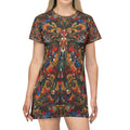 T-Shirt-Kleid | Kaleidoskop | Allover-Print | Phönix-Potsdam®