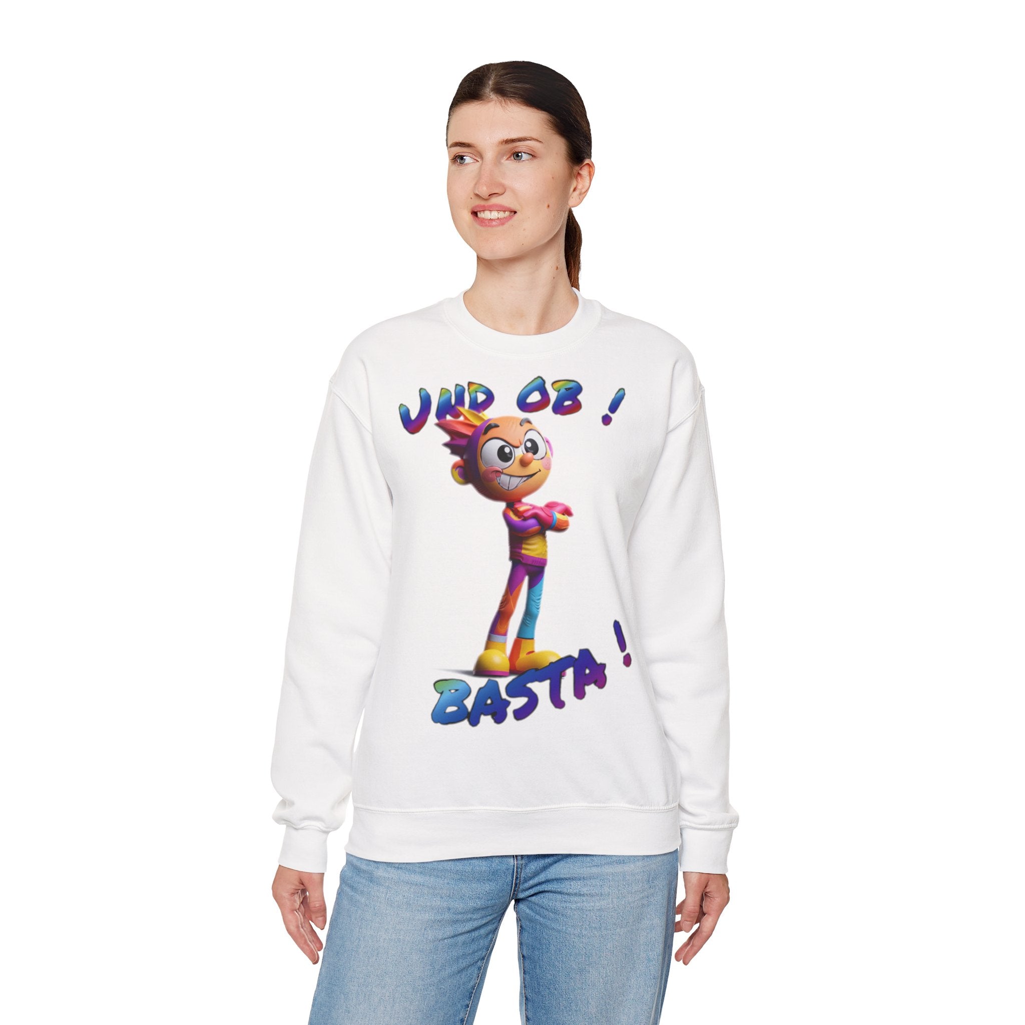 Sweatshirt „Und ob! Basta!“ | Humor | Phönix-Potsdam®