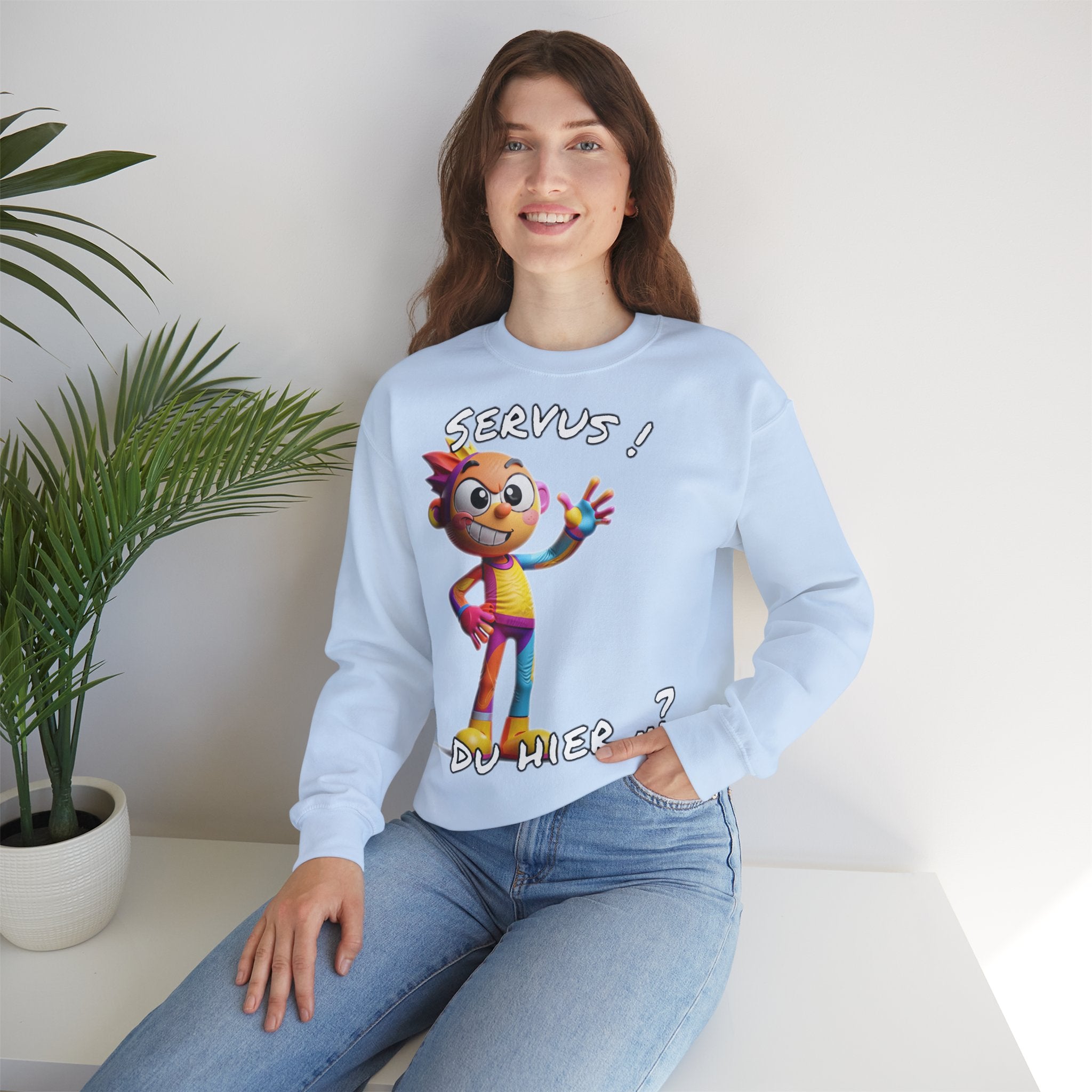 Sweatshirt „Servus! Du hier..?“ | Humor | Phönix-Potsdam®