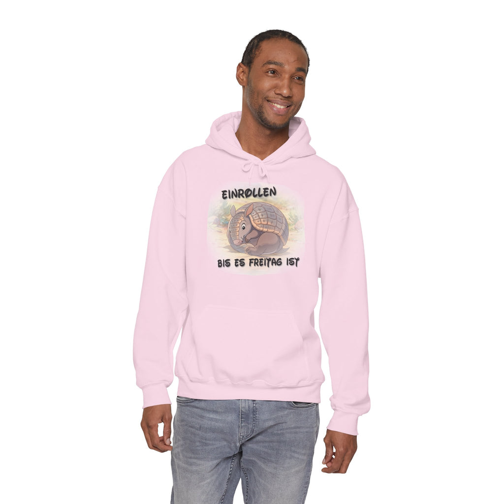 Gürteltier „Einrollen bis es Freitag ist“ Hoodie | Phönix-Potsdam®