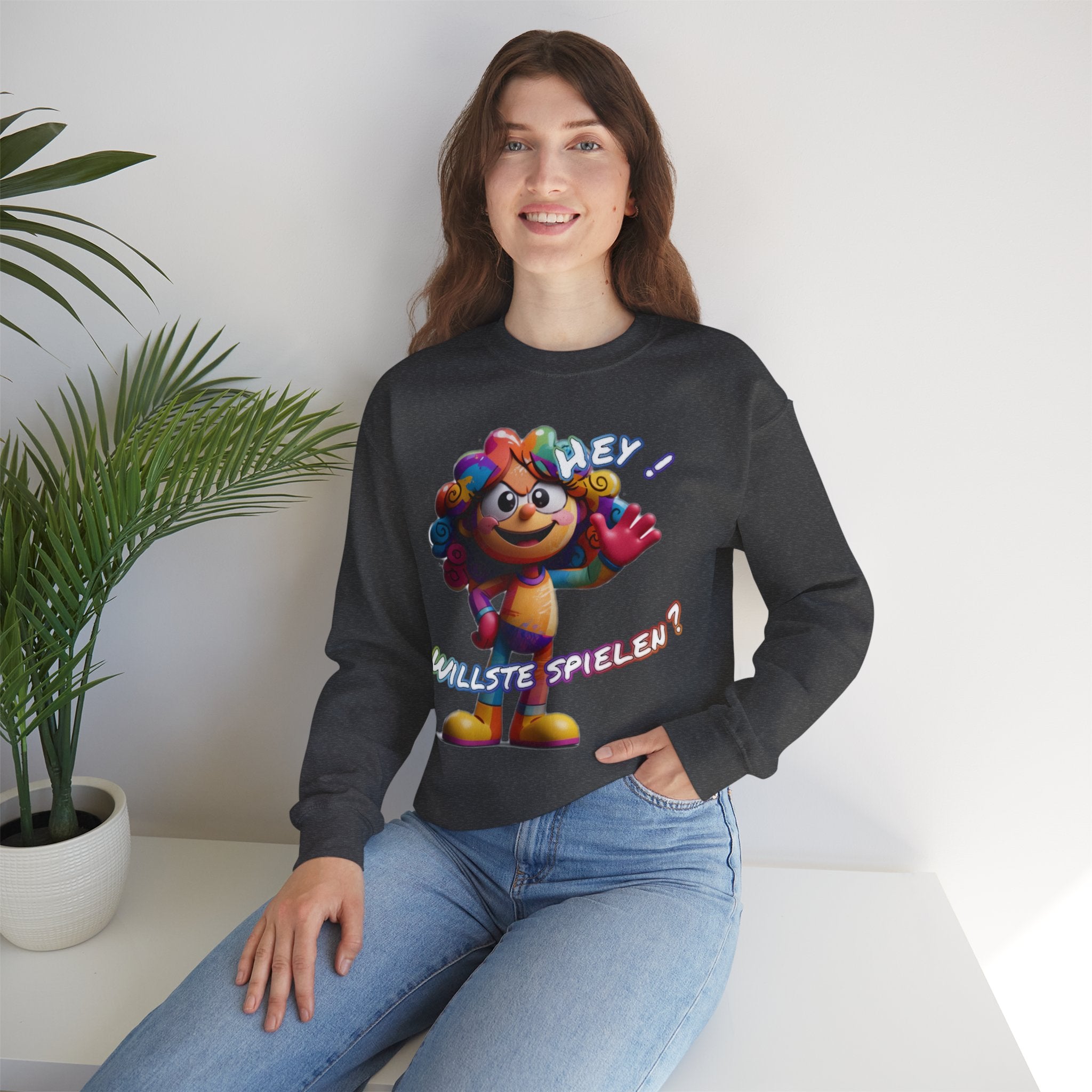 Sweatshirt „Hey! Willste spielen?“ | Humor | Phönix-Potsdam®