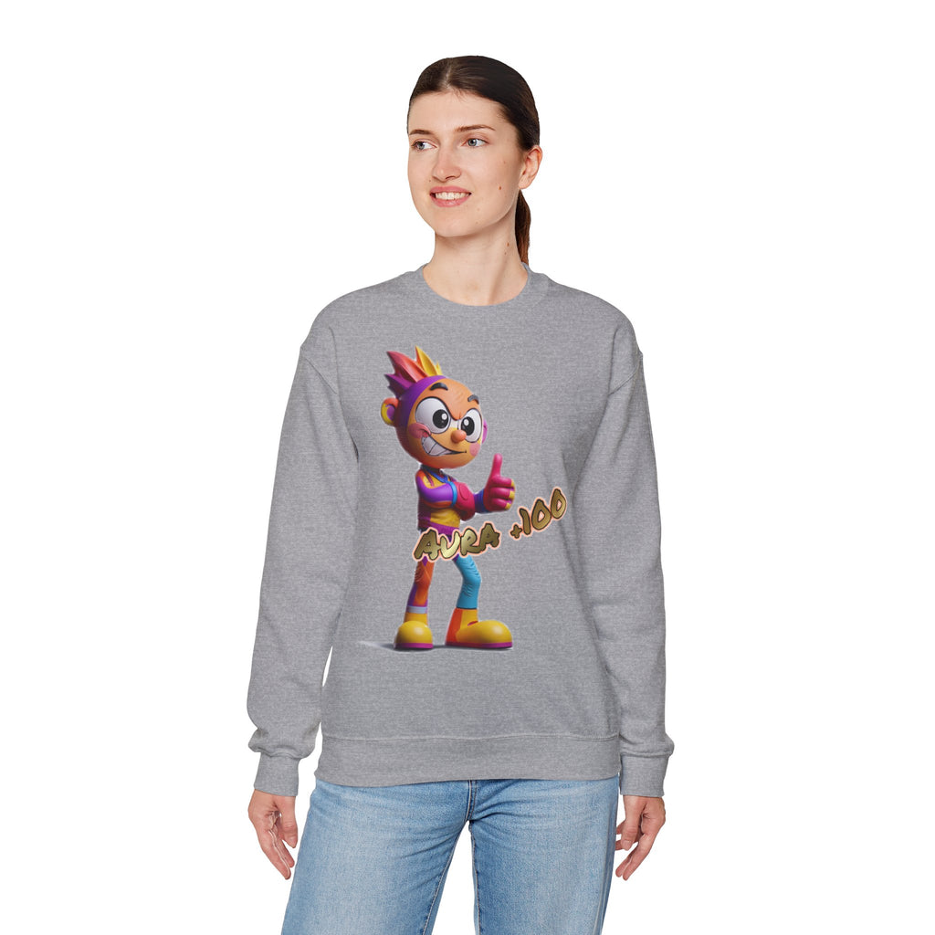 Sweatshirt „Aura +100“ | Humor | Phönix-Potsdam®