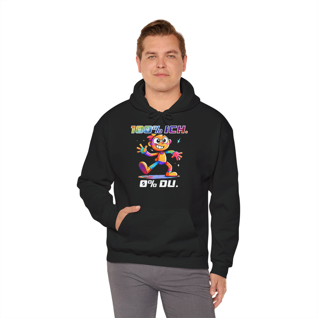 Hoodie „100 % ICH – 0 % DU“ | Humor | Phönix-Potsdam®