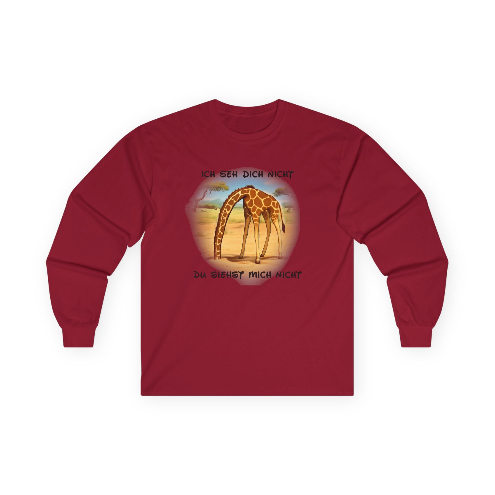 Giraffe Langarmshirt „Ich seh dich nicht“ | Long-Sleeve | Phönix-Potsdam®