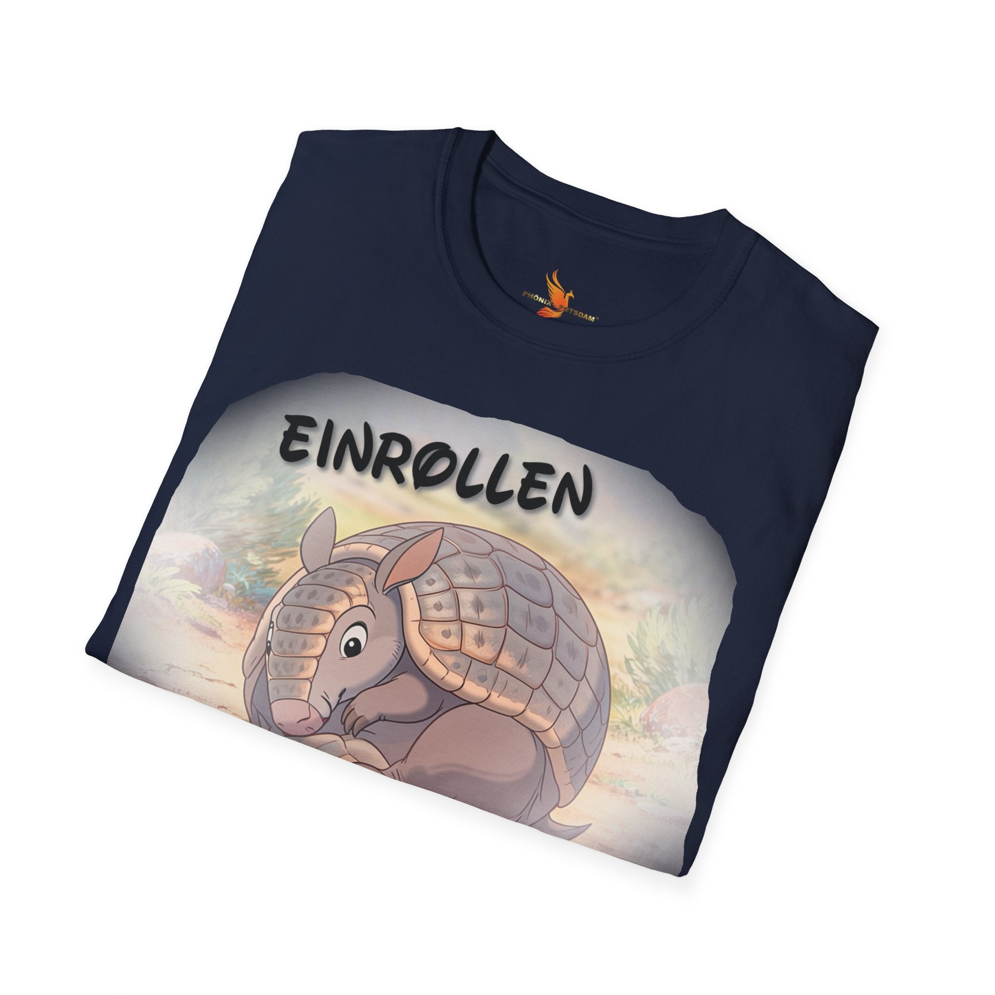 Gürteltier „Einrollen bis es Freitag ist“ T-Shirt | Phönix-Potsdam®