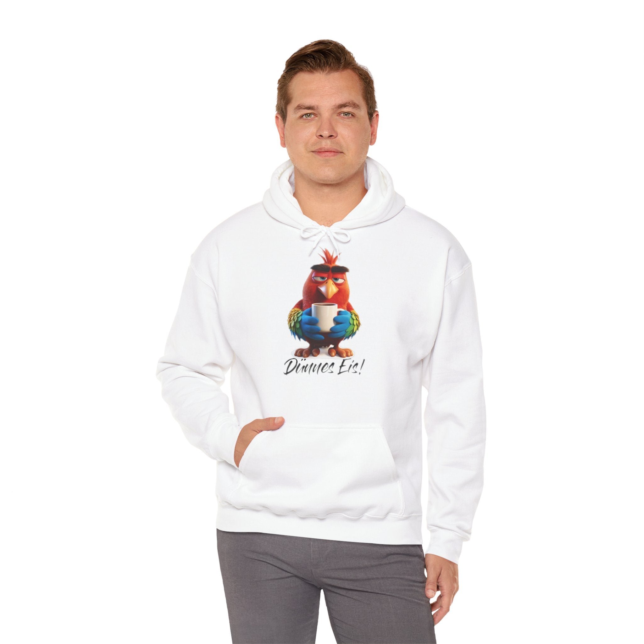 Papagei „Dünnes Eis!“ Hoodie | Humor | Phönix-Potsdam®