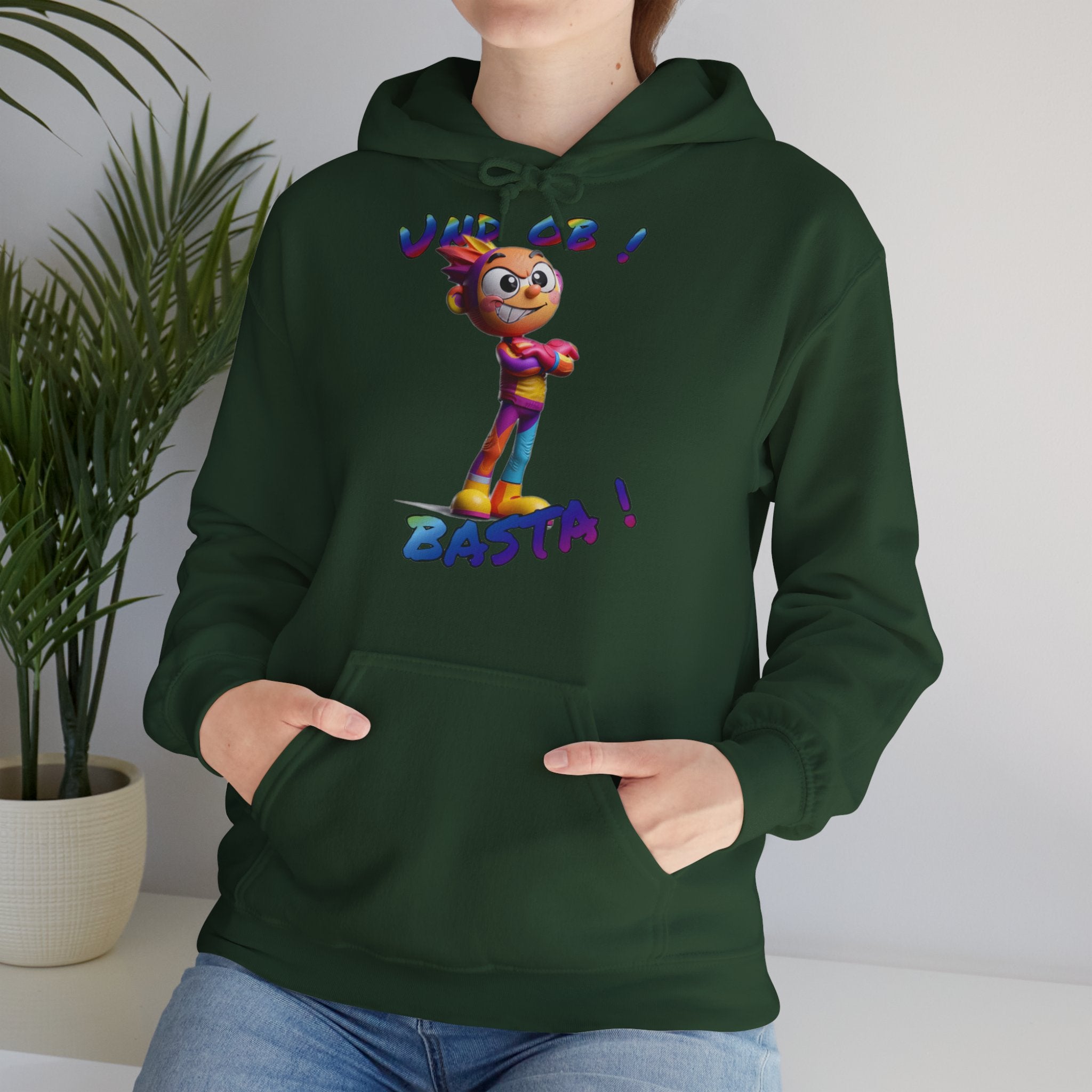 Hoodie „Und ob! Basta!“ | Humor | Phönix-Potsdam®