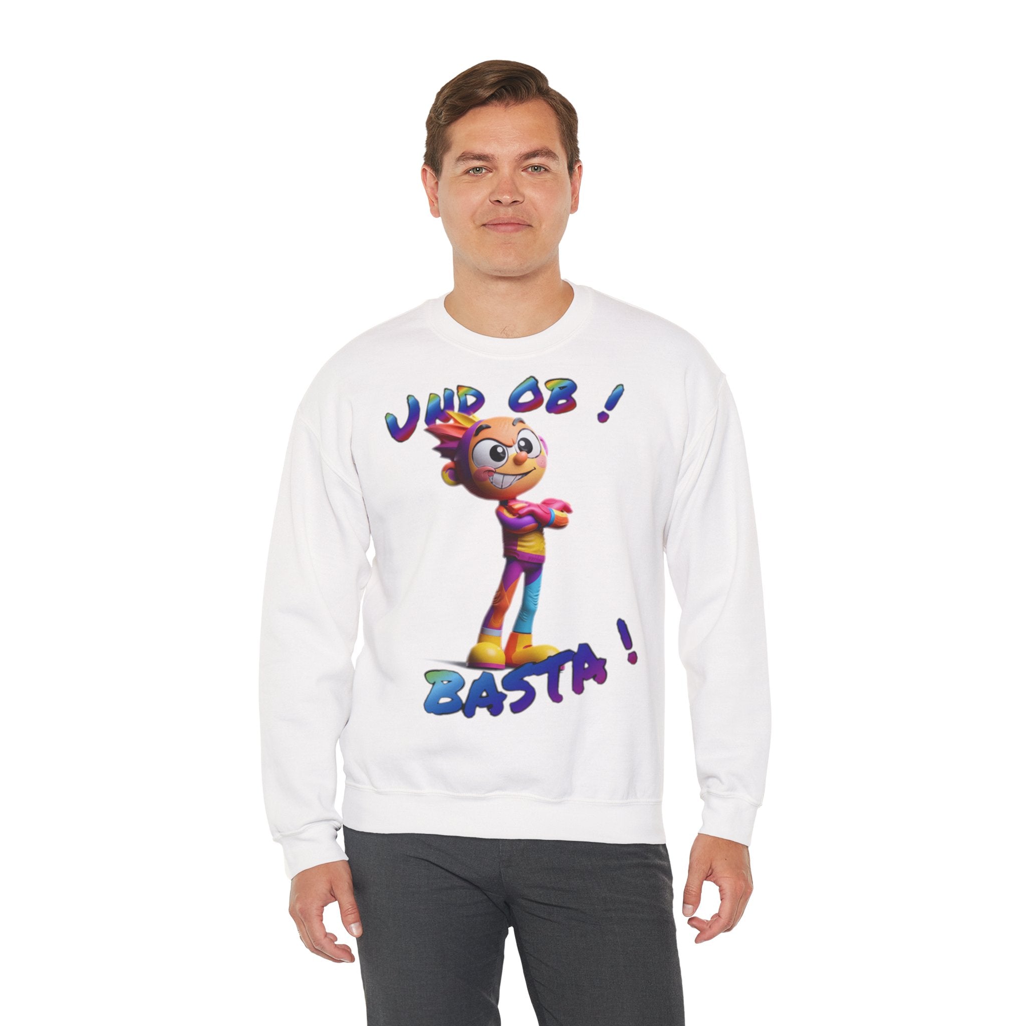 Sweatshirt „Und ob! Basta!“ | Humor | Phönix-Potsdam®