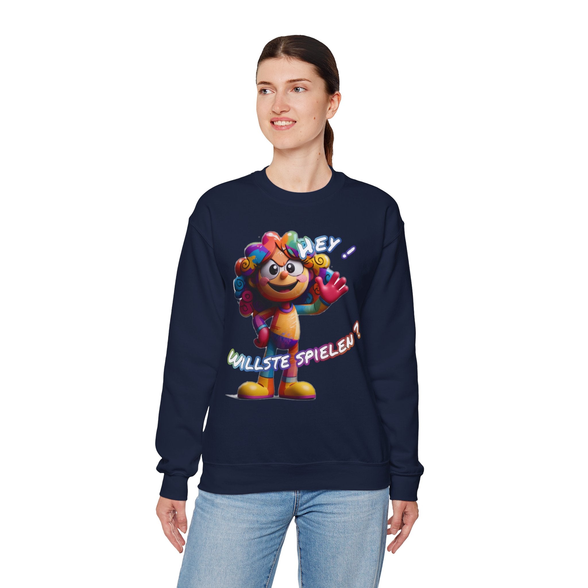 Sweatshirt „Hey! Willste spielen?“ | Humor | Phönix-Potsdam®