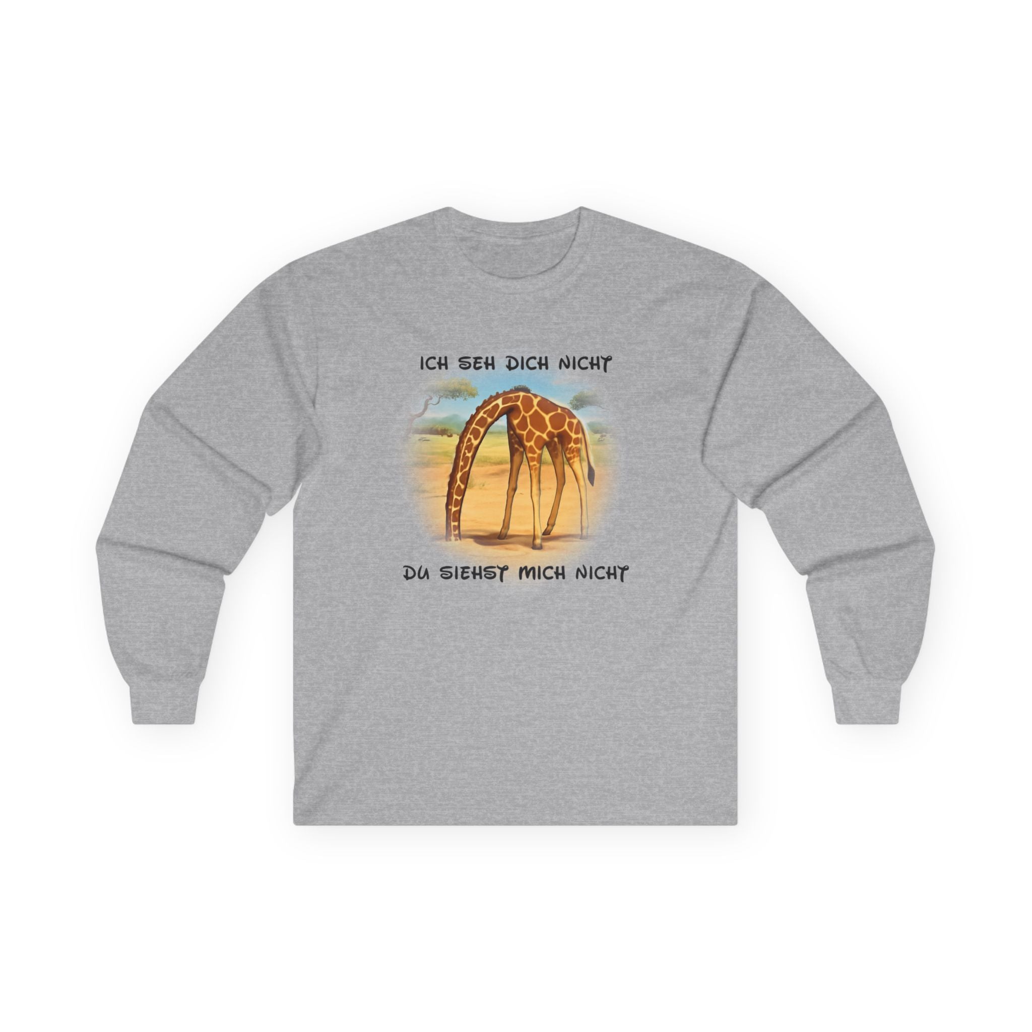 Giraffe Langarmshirt „Ich seh dich nicht“ | Long-Sleeve | Phönix-Potsdam®