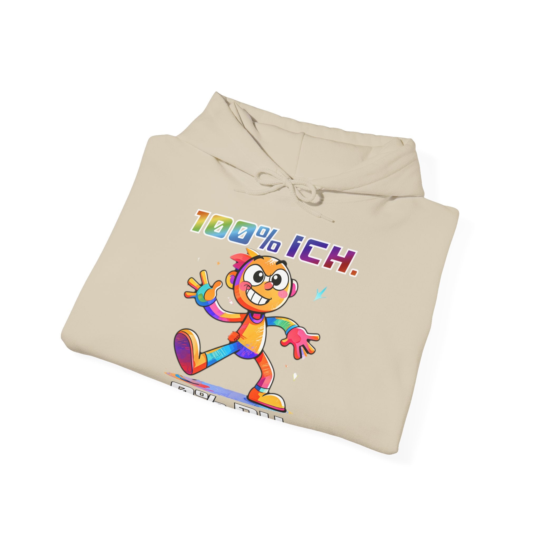 Hoodie „100 % ICH – 0 % DU“ | Humor | Phönix-Potsdam®