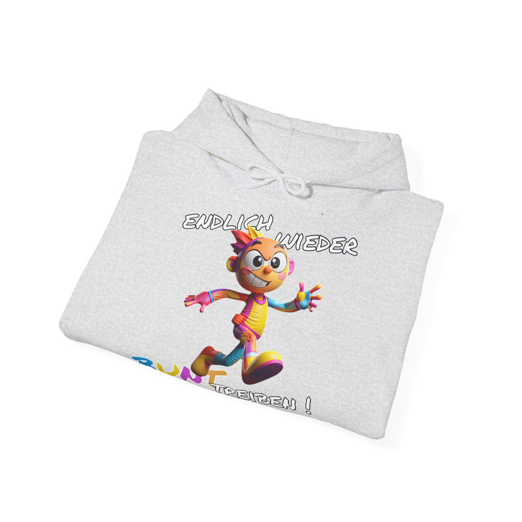 Hoodie „Endlich wieder BUNT treiben!“ | Humor | Phönix-Potsdam®