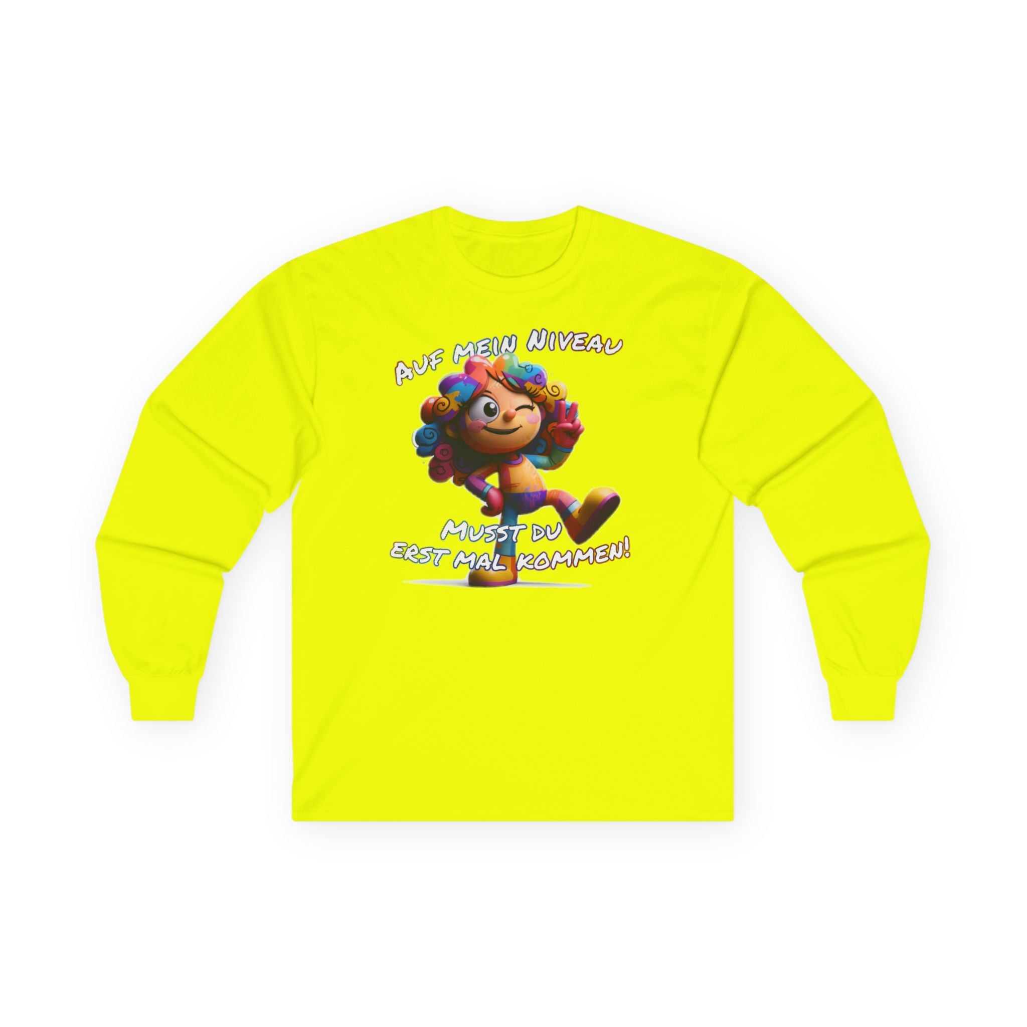 „Auf mein Niveau musst du erst mal kommen!“ Langarmshirt | Humor | Phönix-Potsdam®