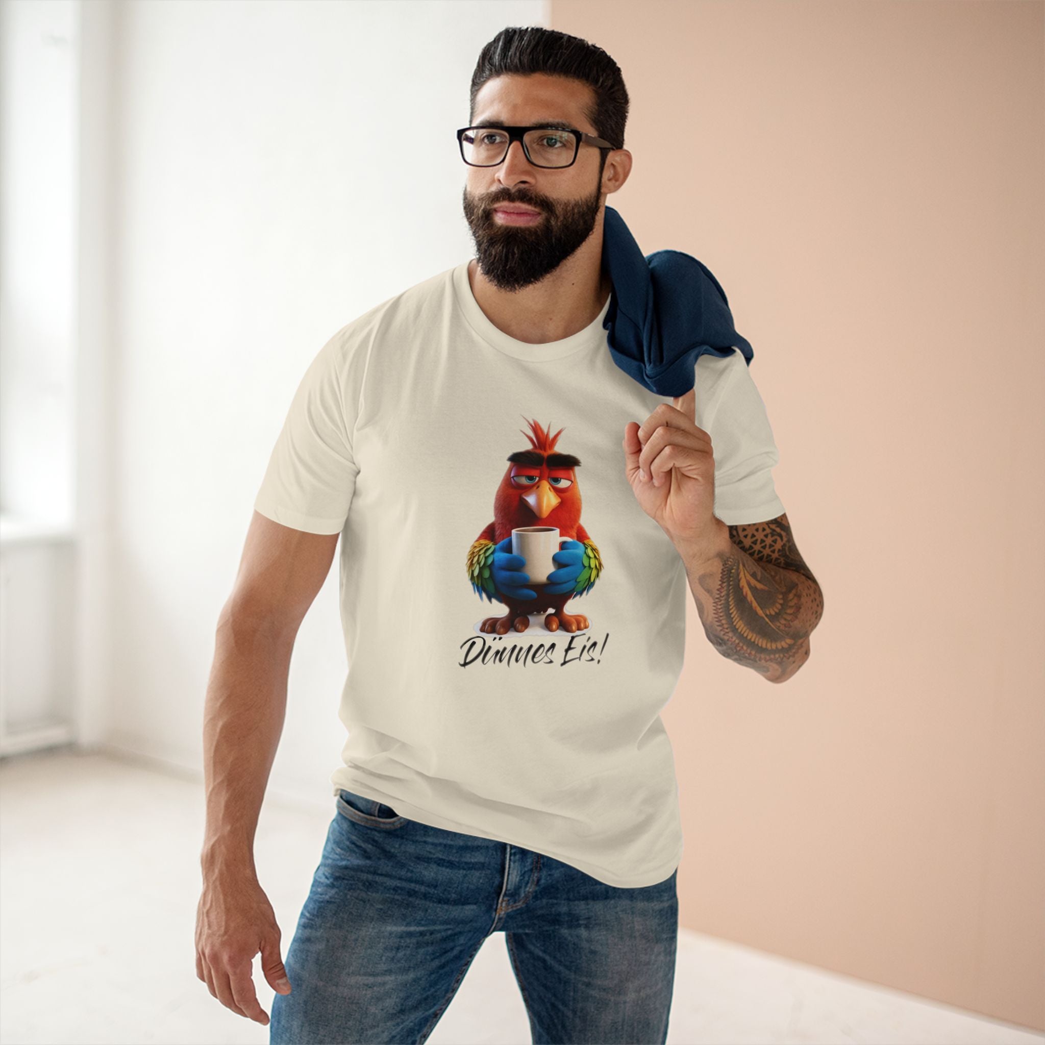 Papagei „Dünnes Eis!“ T-Shirt | Humor | Phönix-Potsdam®