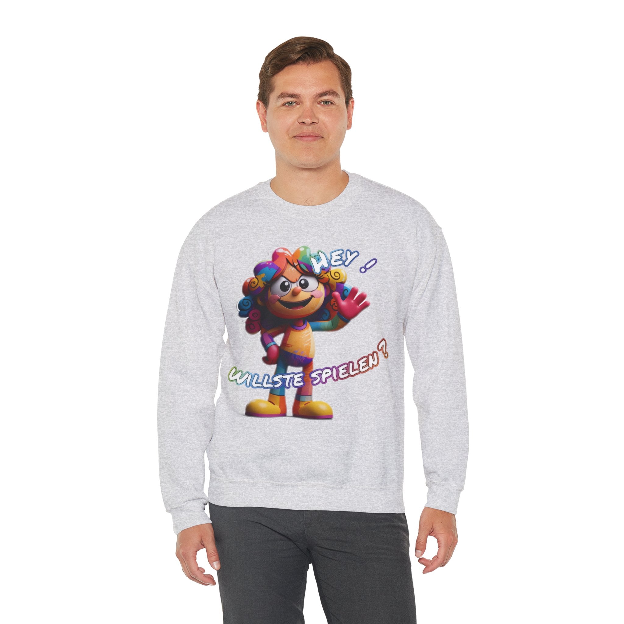 Sweatshirt „Hey! Willste spielen?“ | Humor | Phönix-Potsdam®