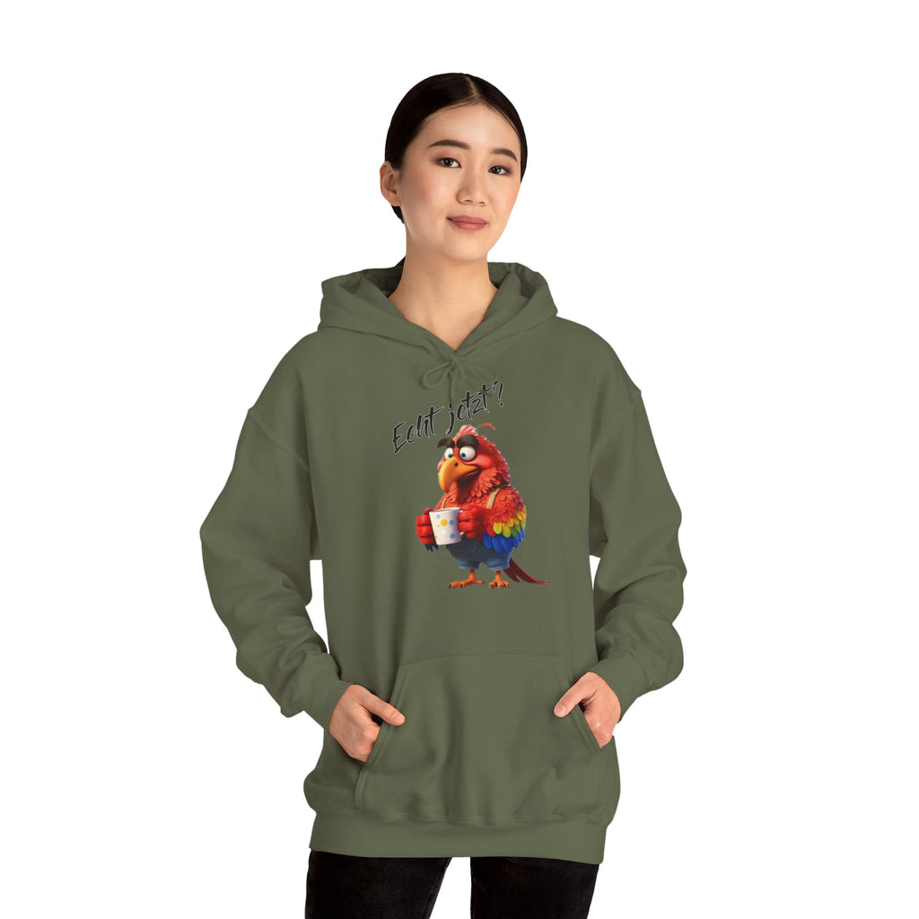 Papagei „Echt jetzt?“ Hoodie | Humor | Phönix-Potsdam®