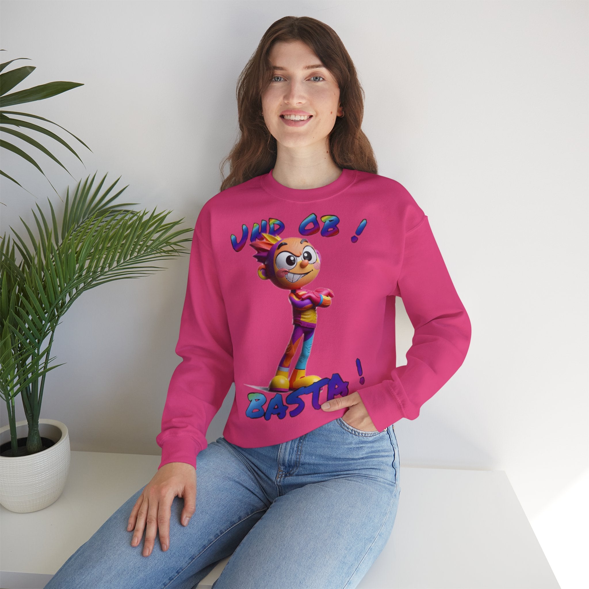 Sweatshirt „Und ob! Basta!“ | Humor | Phönix-Potsdam®