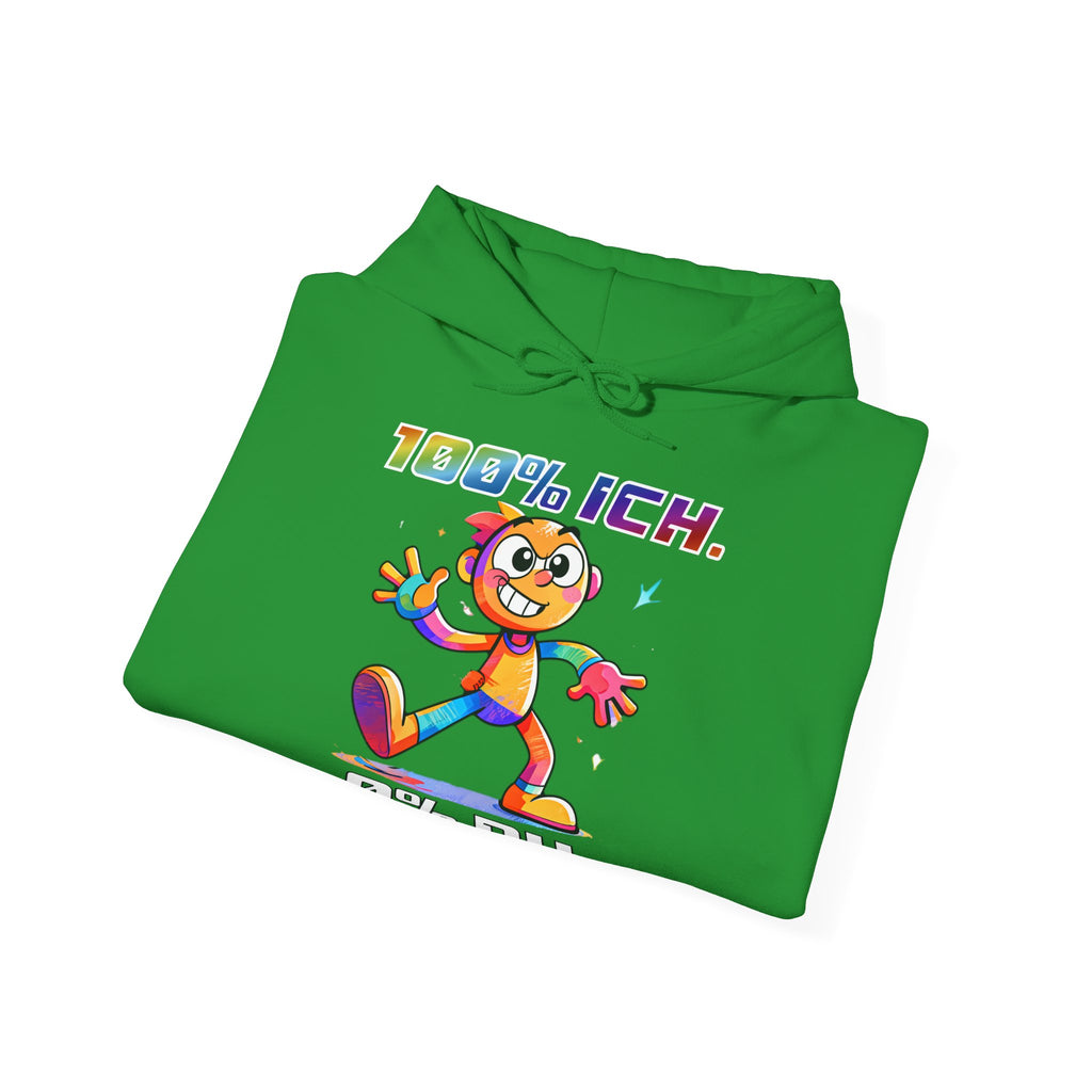 Hoodie „100 % ICH – 0 % DU“ | Humor | Phönix-Potsdam®