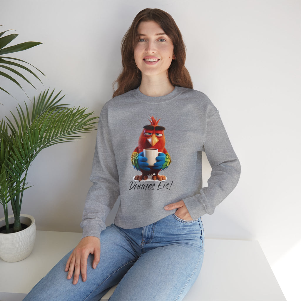 Papagei „Dünnes Eis!“ Sweatshirt | Humor | Phönix-Potsdam®