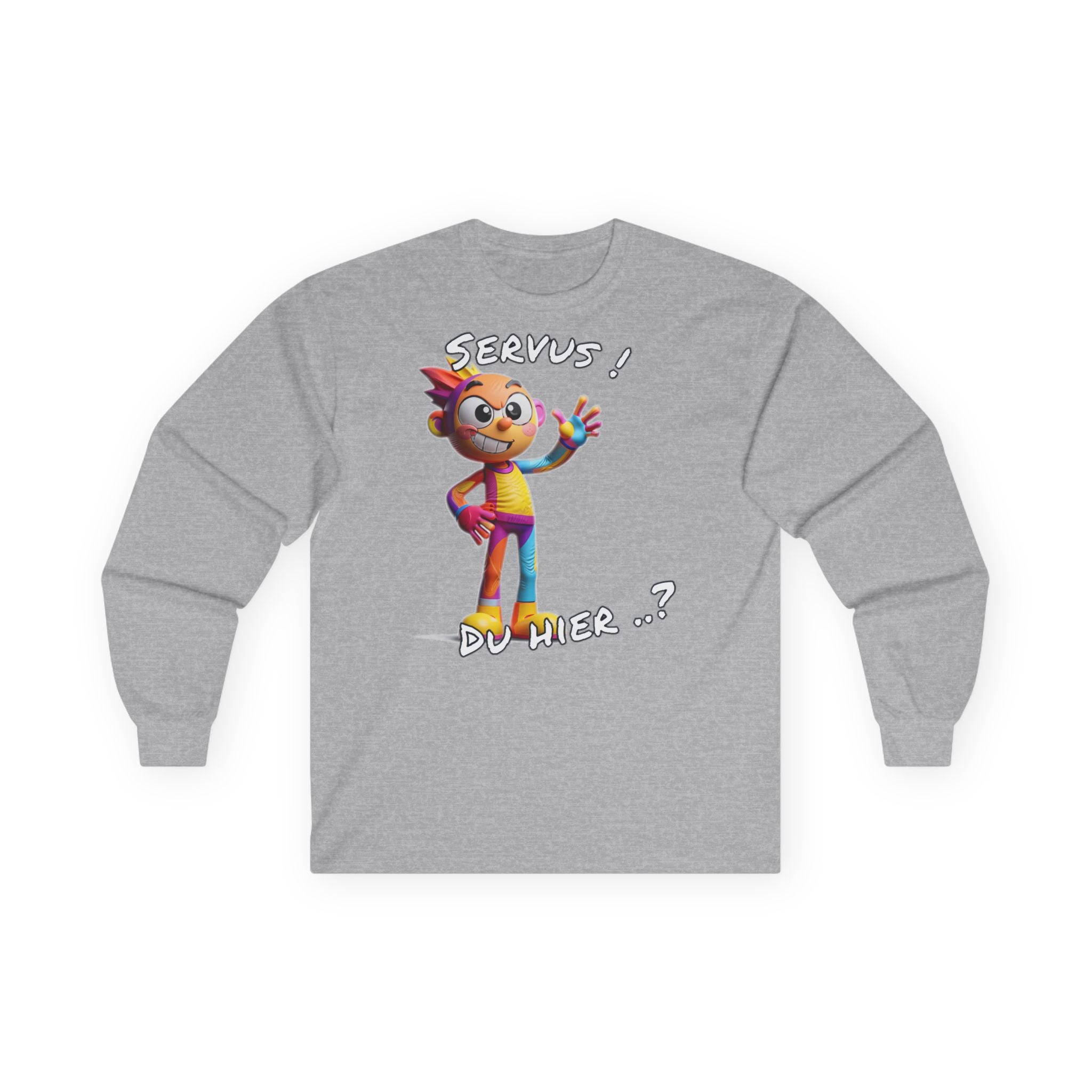 Langarmshirt „Servus! Du hier..?“ | Humor | Phönix-Potsdam®