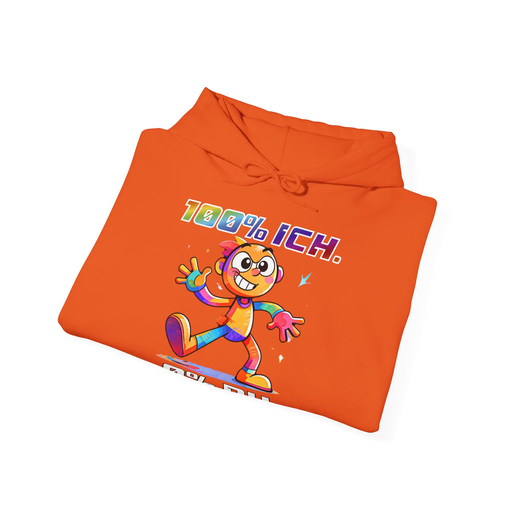Hoodie „100 % ICH – 0 % DU“ | Humor | Phönix-Potsdam®