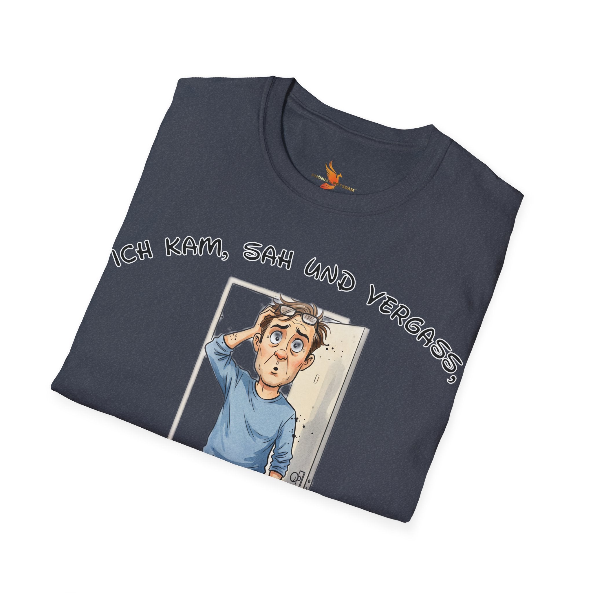 Ich kam, sah und vergaß T-Shirt | Karikatur | Phönix-Potsdam®
