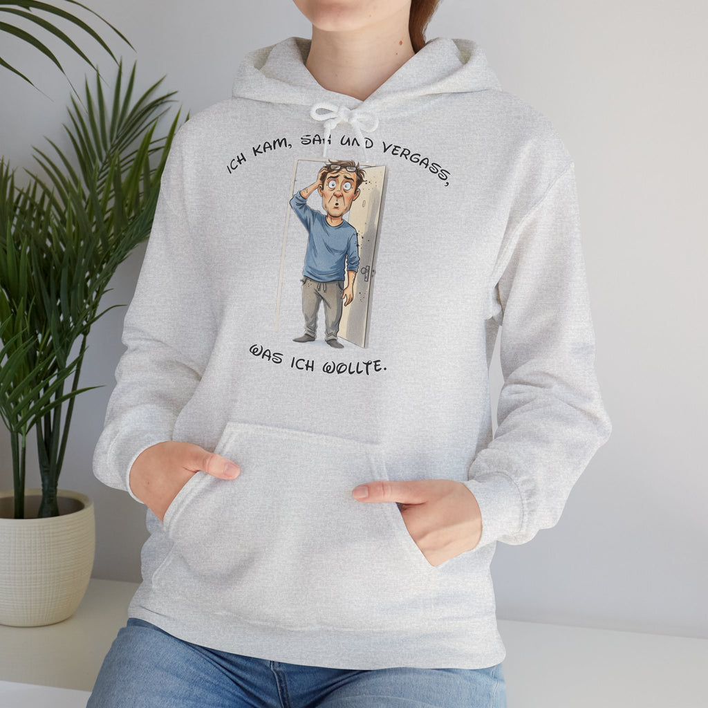 Ich kam, sah und vergaß Hoodie | Karikatur | Phönix-Potsdam®