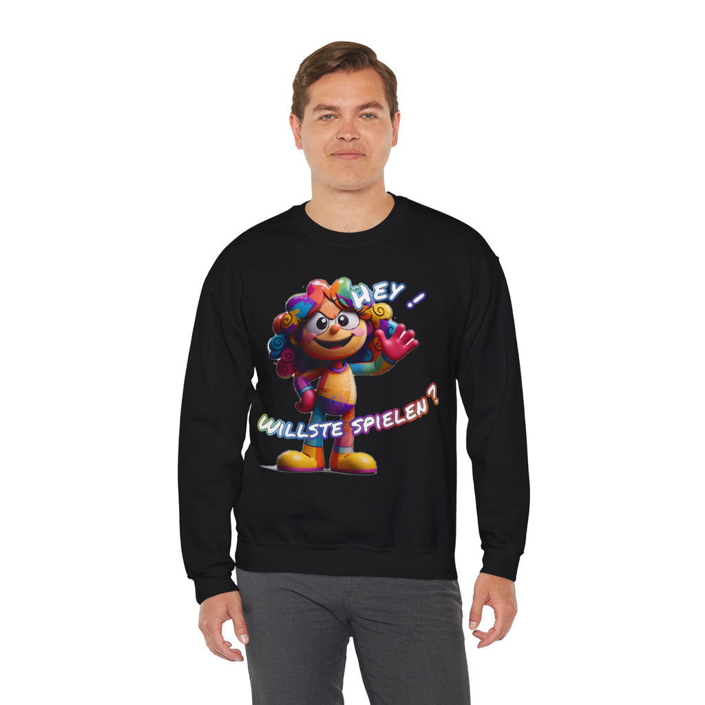 Sweatshirt „Hey! Willste spielen?“ | Humor | Phönix-Potsdam®