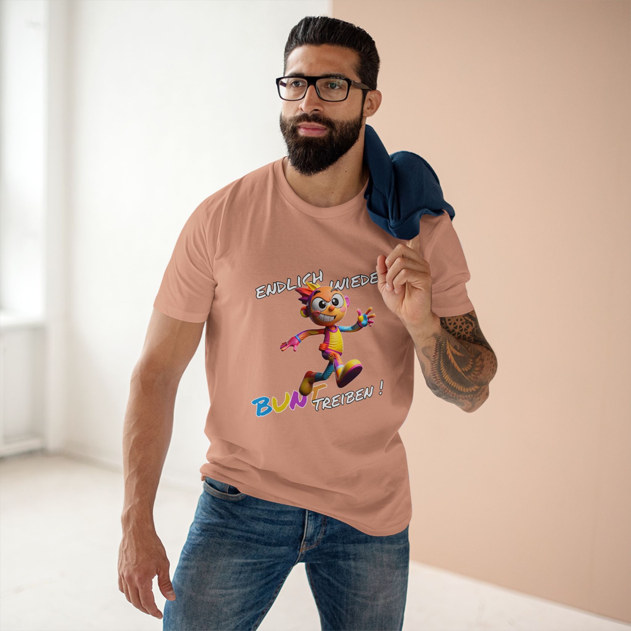T-Shirt „Endlich wieder BUNT treiben!“ | Humor | Phönix-Potsdam®