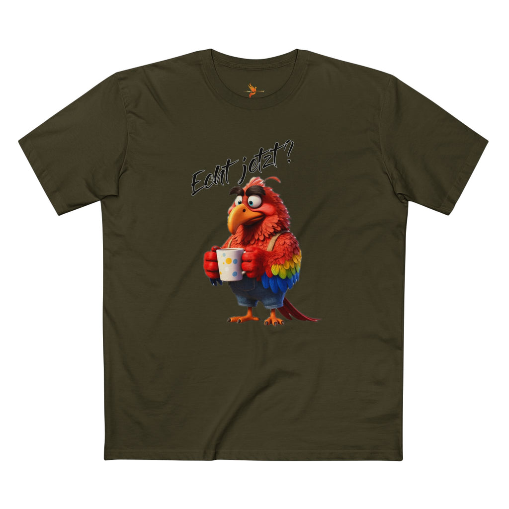 Papagei „Echt jetzt?“ T-Shirt | Humor | Phönix-Potsdam®