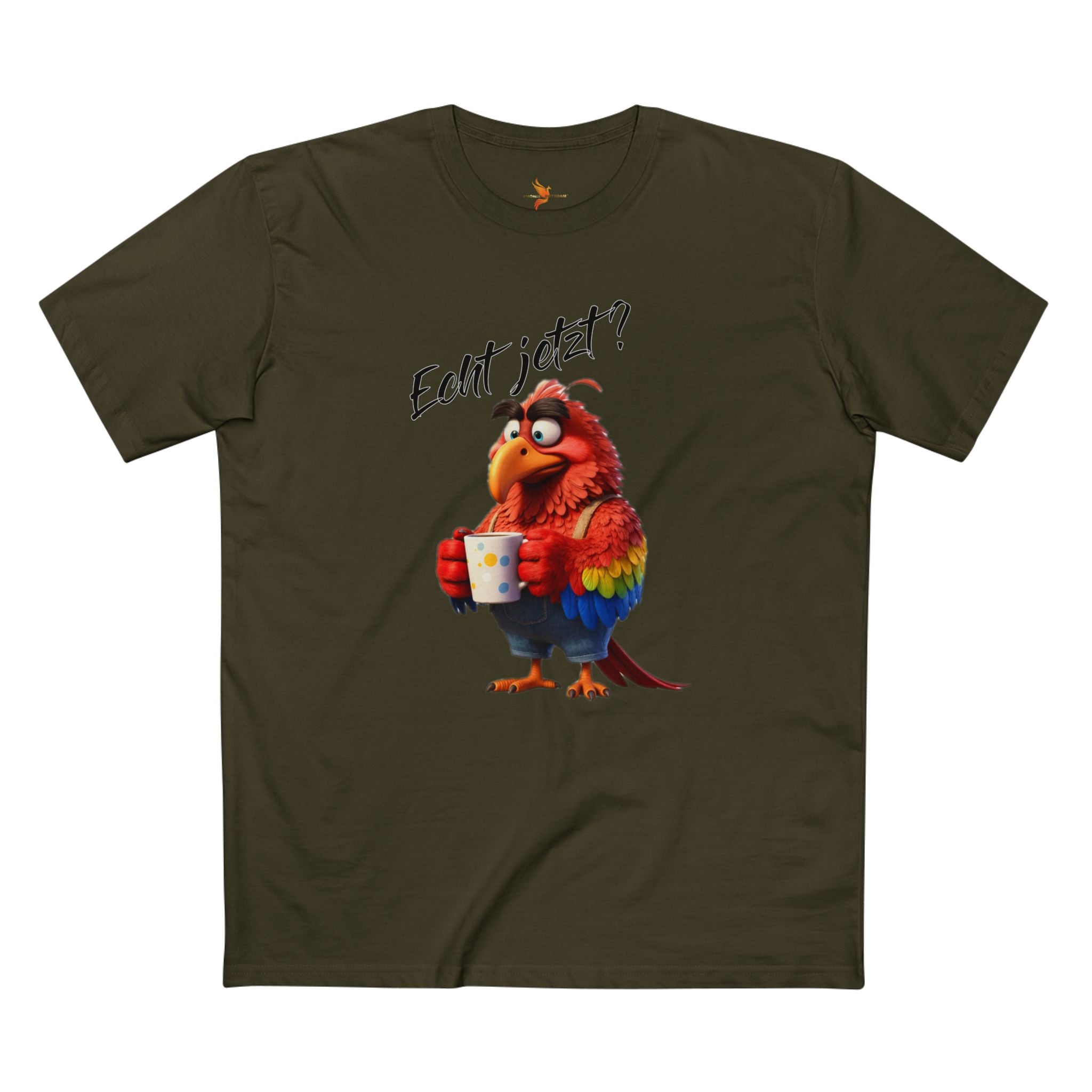 Papagei „Echt jetzt?“ T-Shirt | Humor | Phönix-Potsdam®