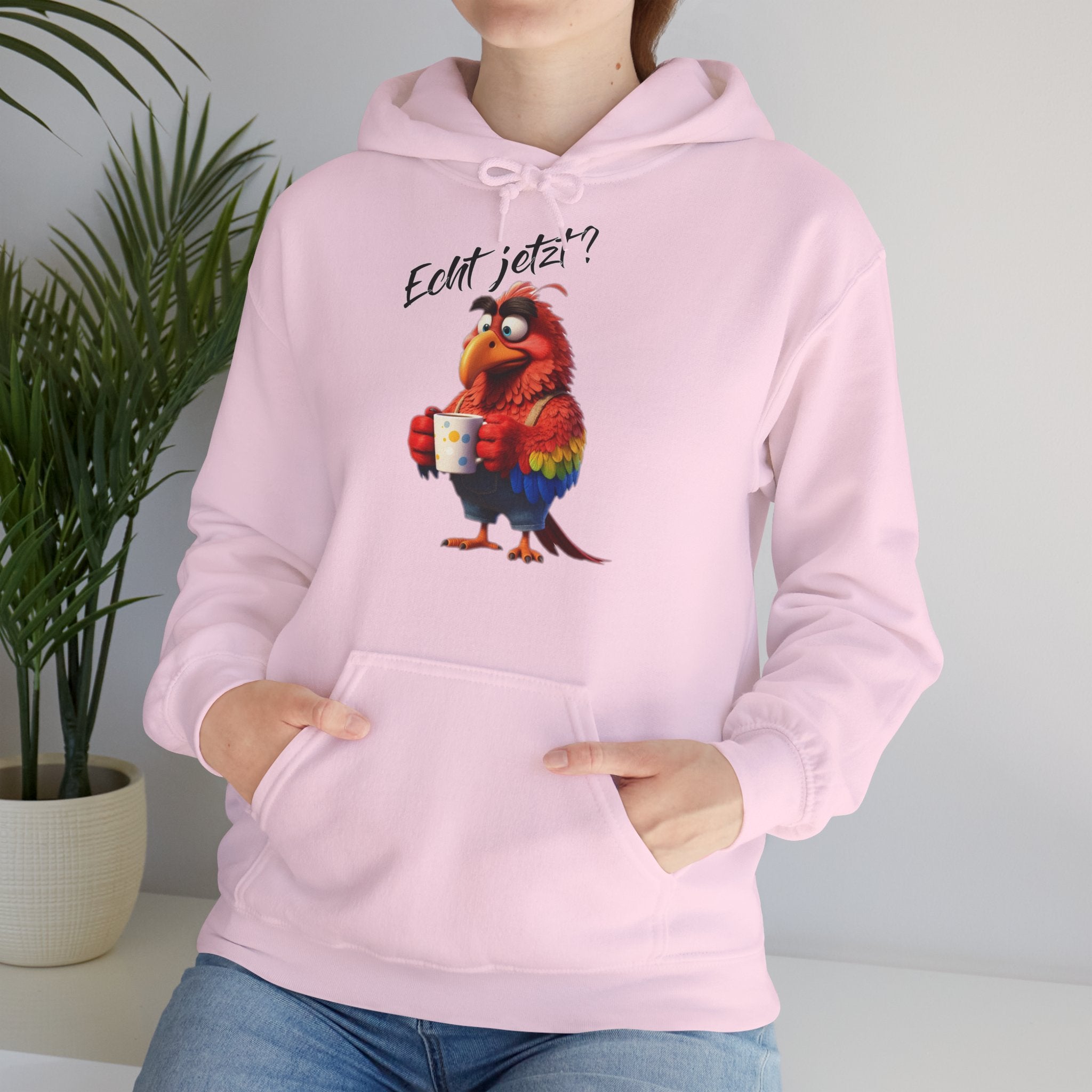 Papagei „Echt jetzt?“ Hoodie | Humor | Phönix-Potsdam®