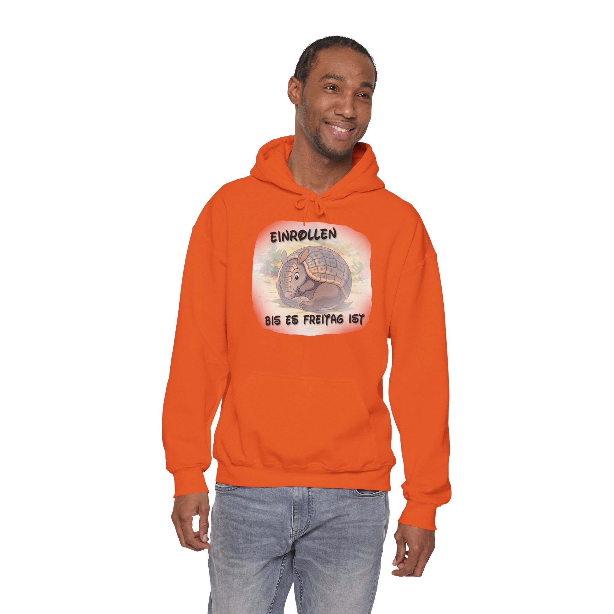 Gürteltier „Einrollen bis es Freitag ist“ Hoodie | Phönix-Potsdam®
