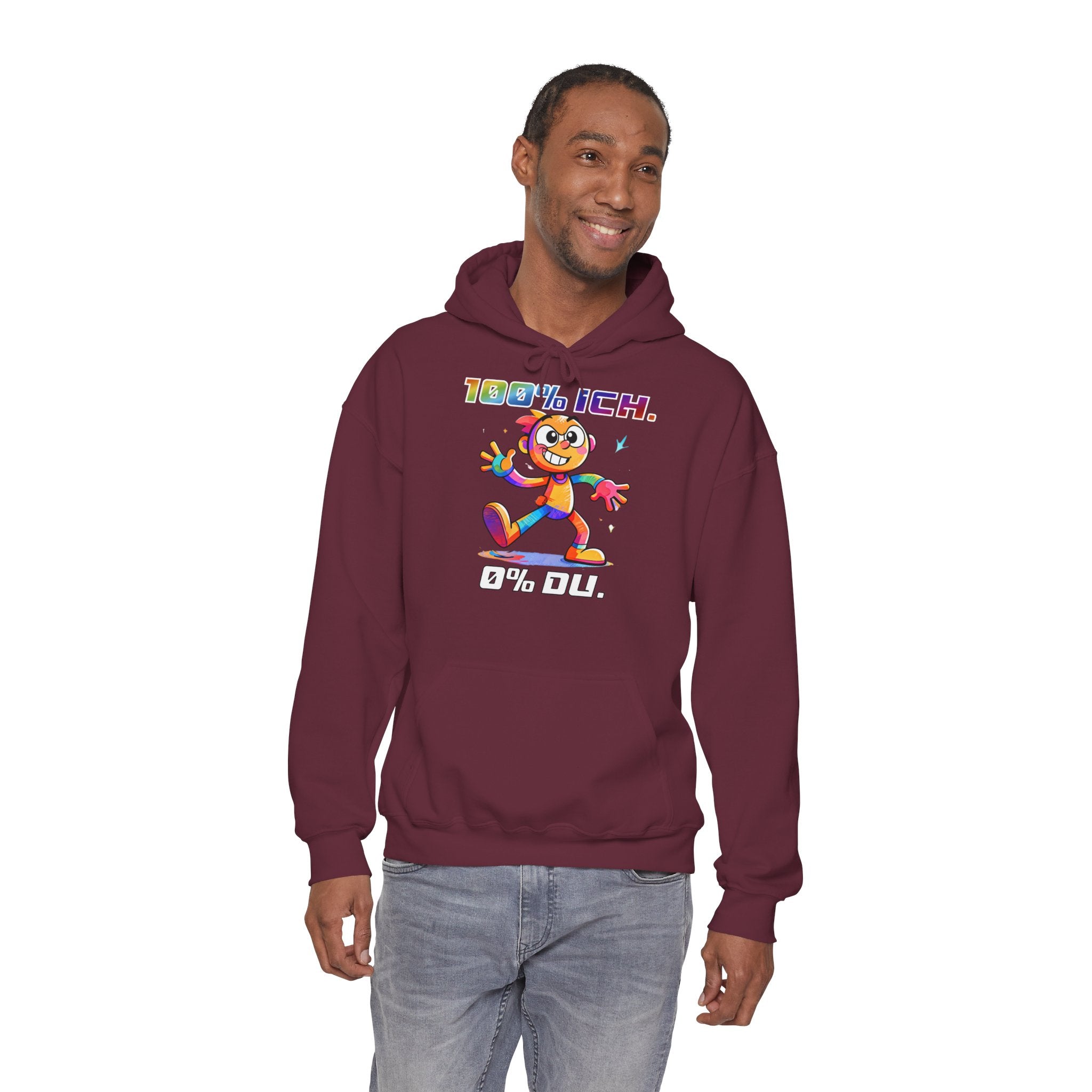 Hoodie „100 % ICH – 0 % DU“ | Humor | Phönix-Potsdam®
