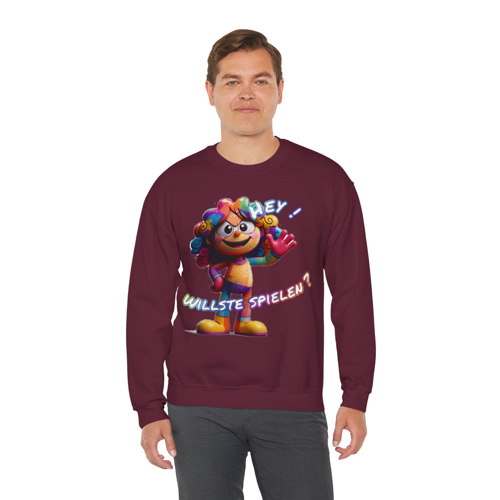 Sweatshirt „Hey! Willste spielen?“ | Humor | Phönix-Potsdam®