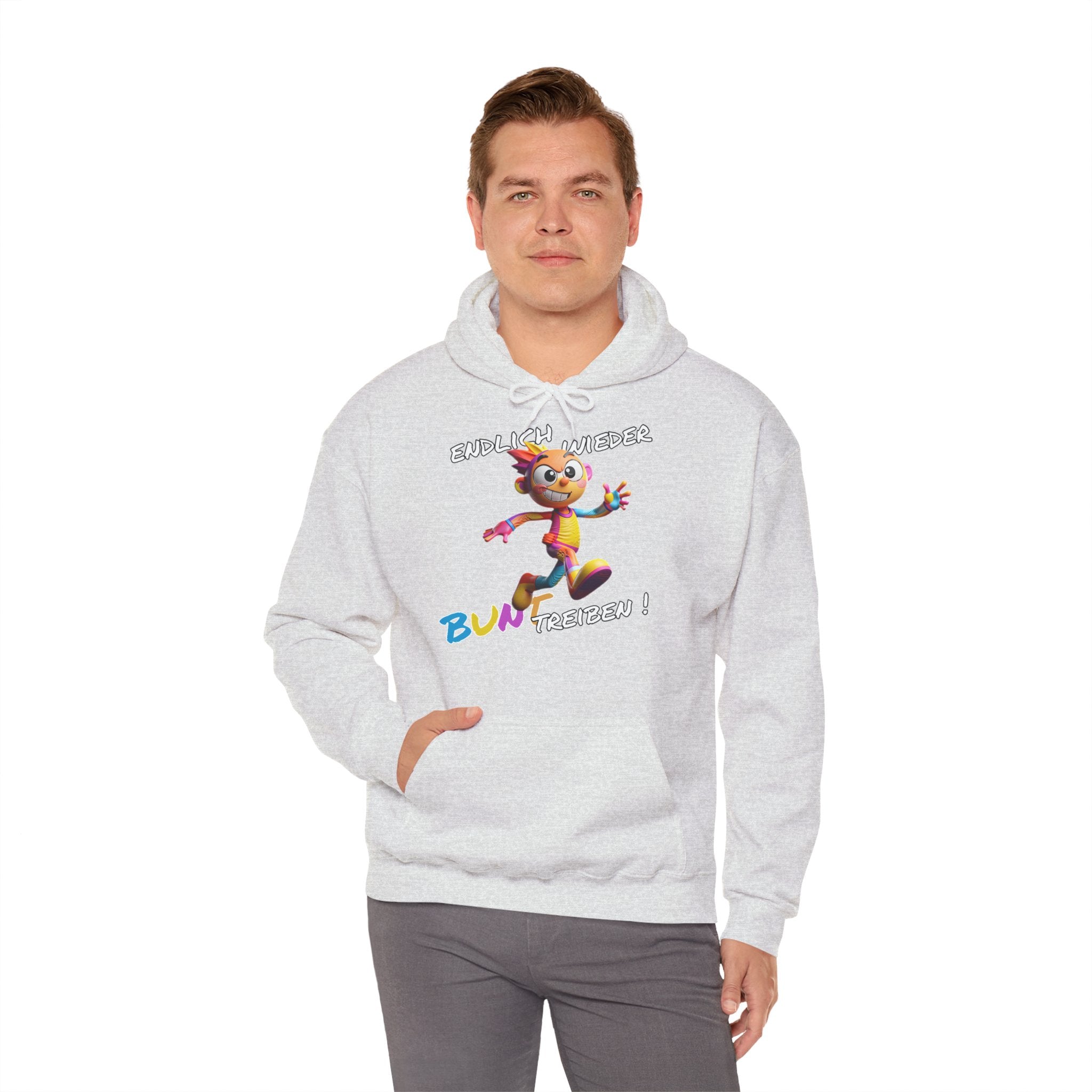 Hoodie „Endlich wieder BUNT treiben!“ | Humor | Phönix-Potsdam®