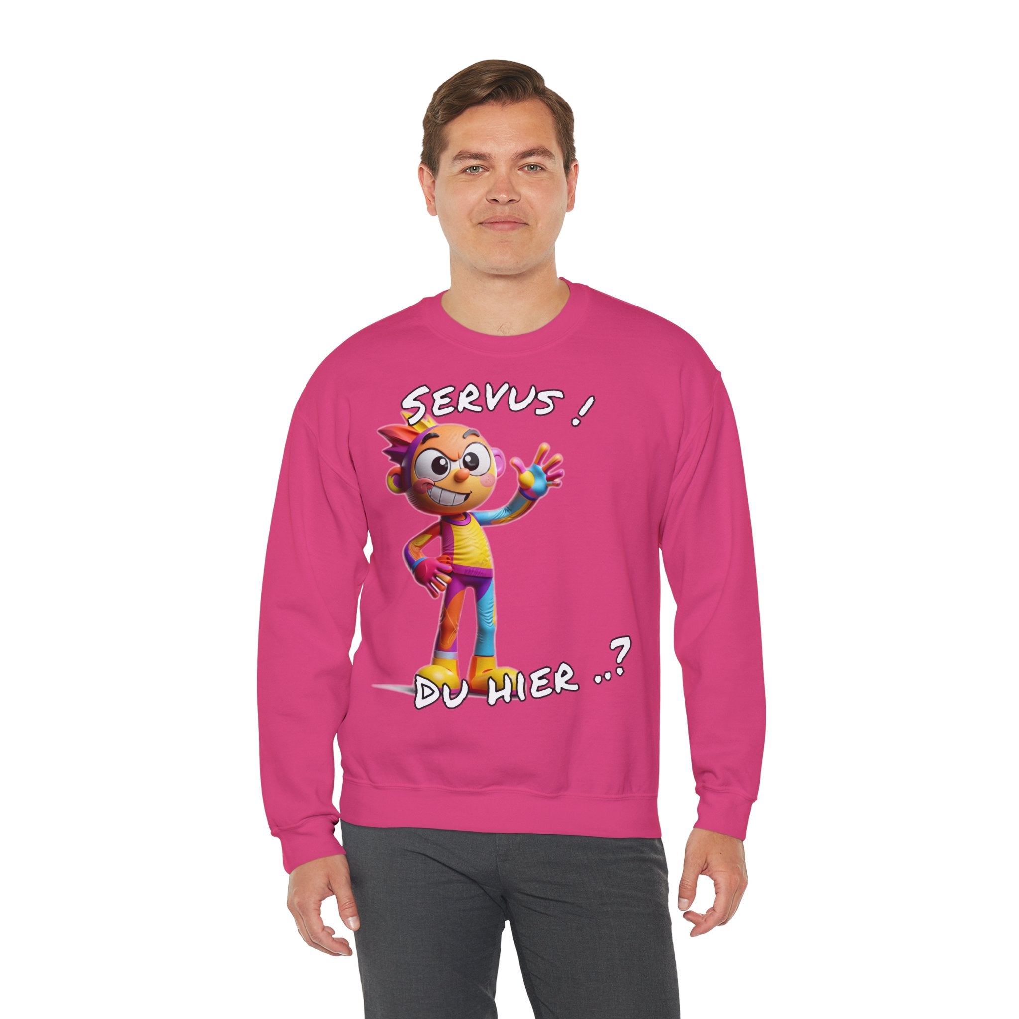 Sweatshirt „Servus! Du hier..?“ | Humor | Phönix-Potsdam®