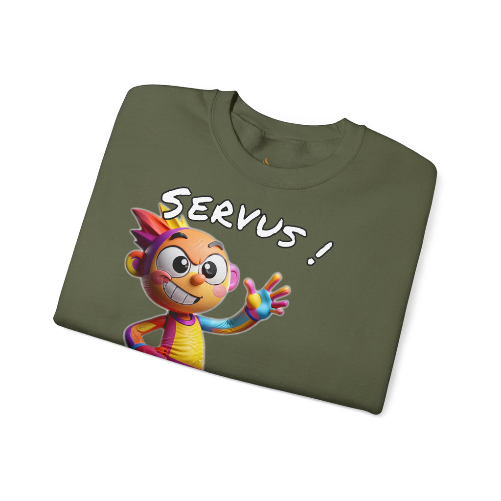 Sweatshirt „Servus! Du hier..?“ | Humor | Phönix-Potsdam®